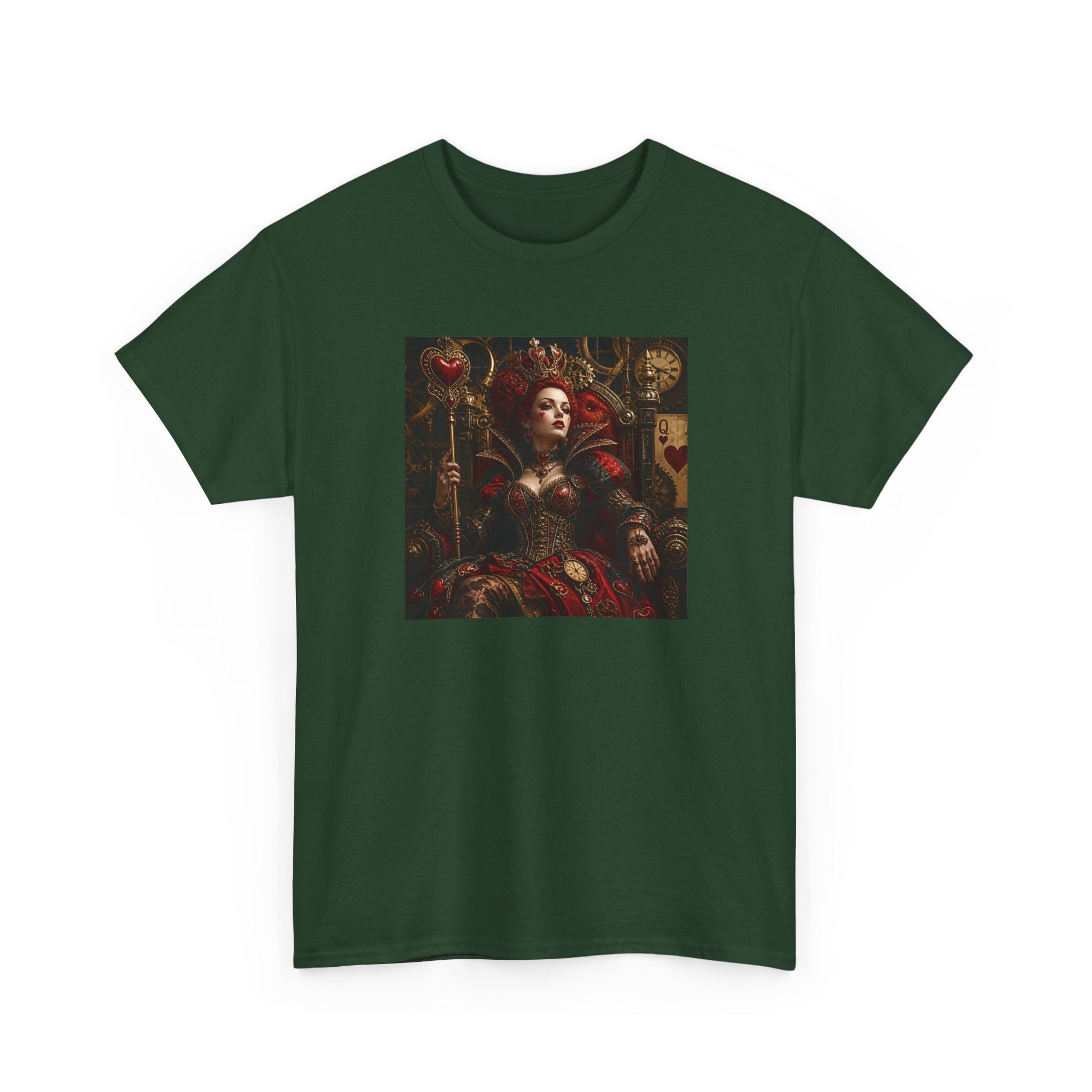 Gothic - Steampunk Queen Art Tee - Dark Renaissance Portrait T-Shirt