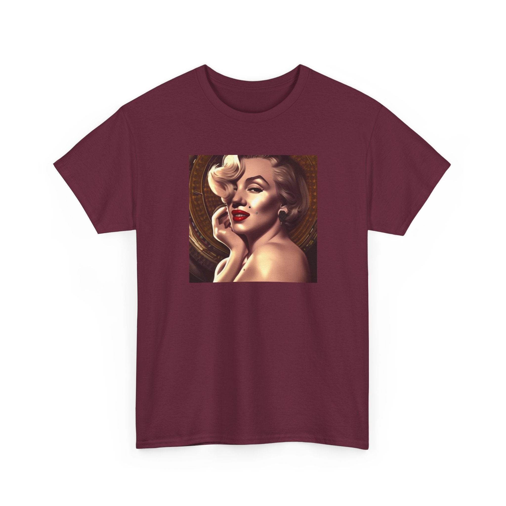 Vintage Glam Portrait Tee — Retro Pinup Art T-Shirt
