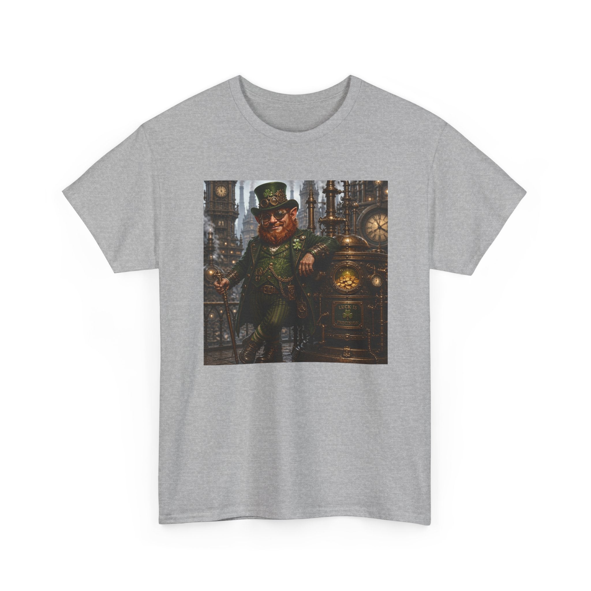 Steampunk Leprechaun T-Shirt — Vintage Industrial St. Patrick’s Day Tee
