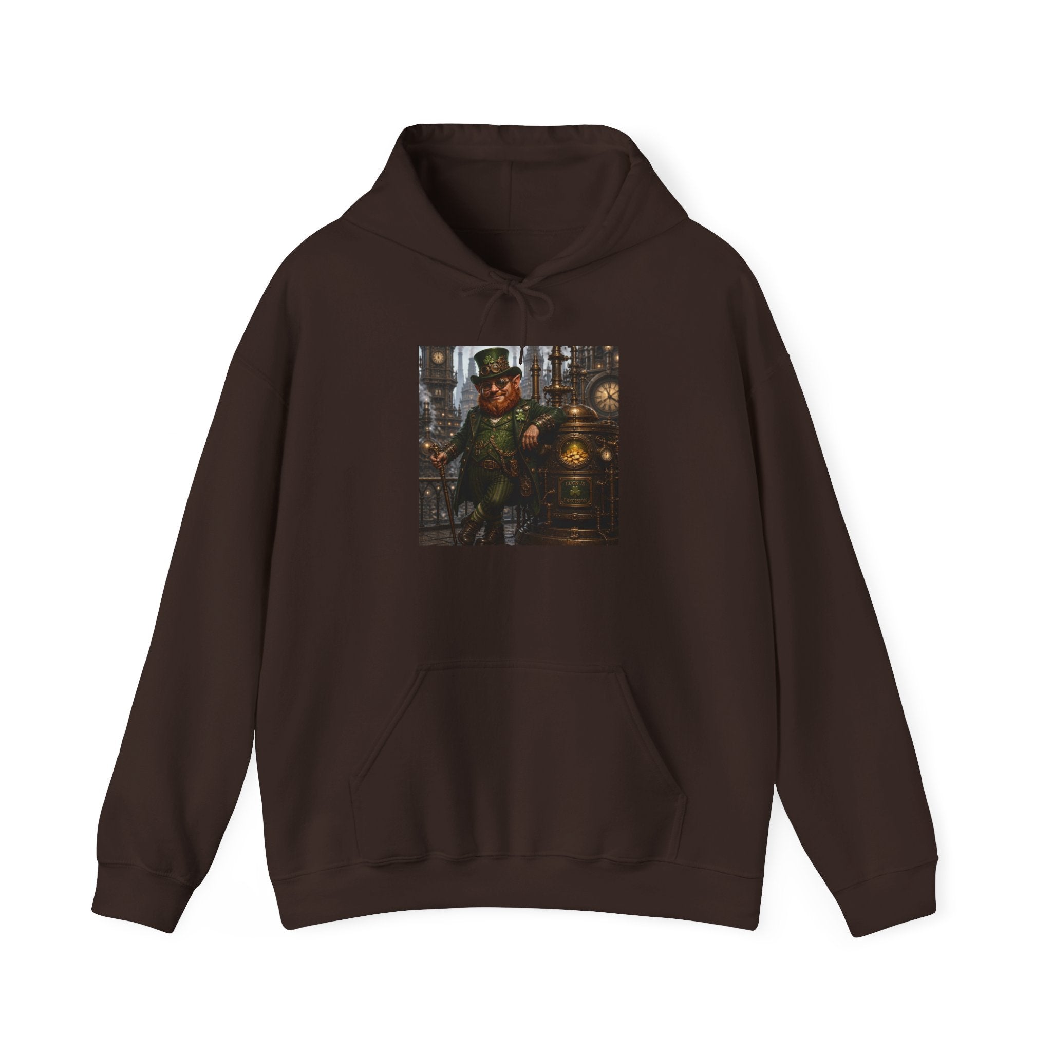 Steampunk City Explorer Hoodie — Vintage Sci‑Fi Pilot Graphic