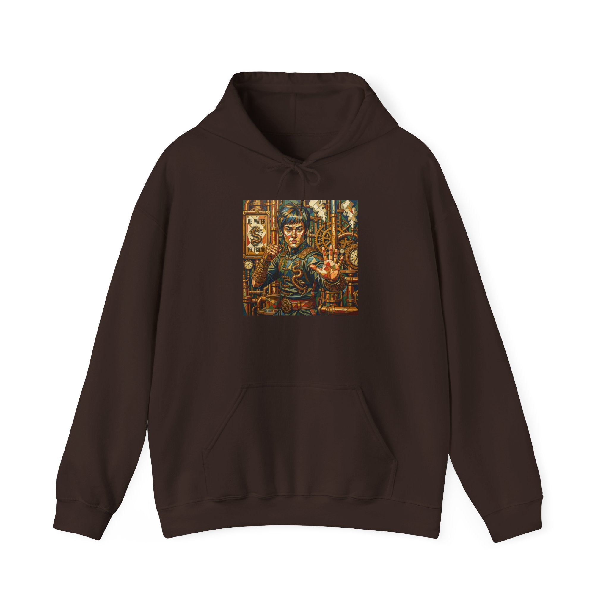 Hoodie —Steampunk Bruce Lee Artwork Hooded Sweatshirt