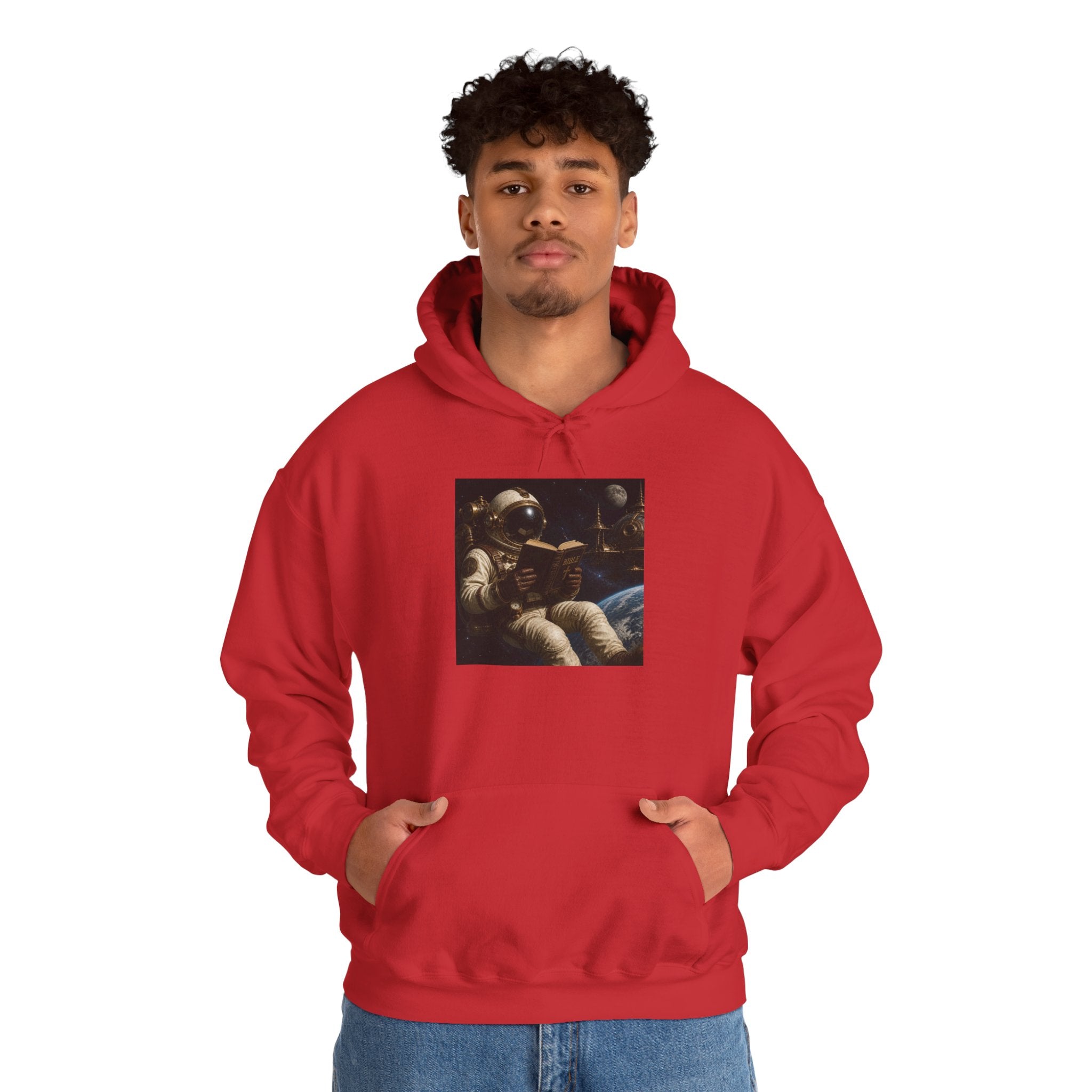Astronaut Lounge Hoodie — Vintage Space Crew Astronaut Graphic Sweatshirt