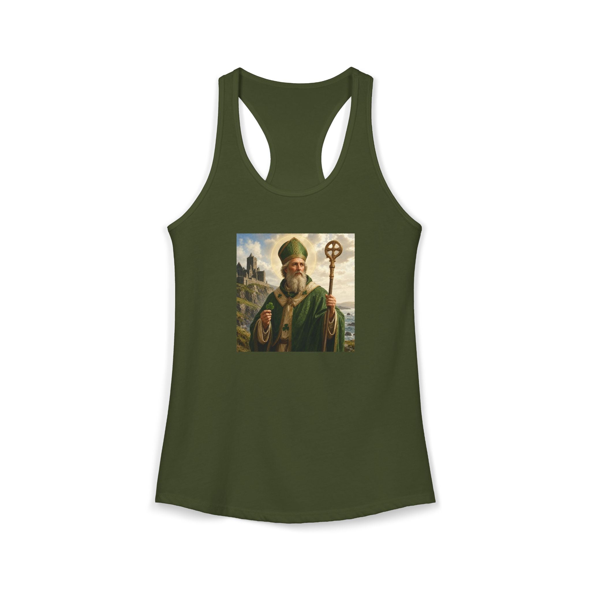 Women's Ideal Racerback Tank Celtic Saint Patrick