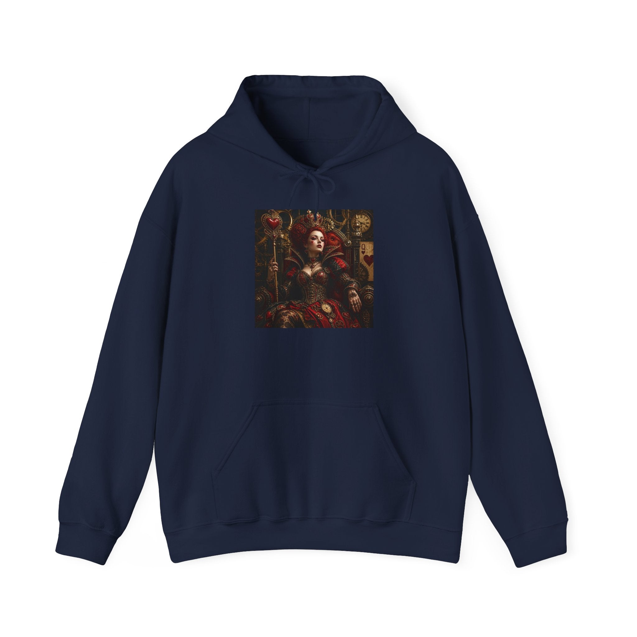 Medieval Steampunk Noble Portrait Hoodie — Vintage Renaissance Art Pullover