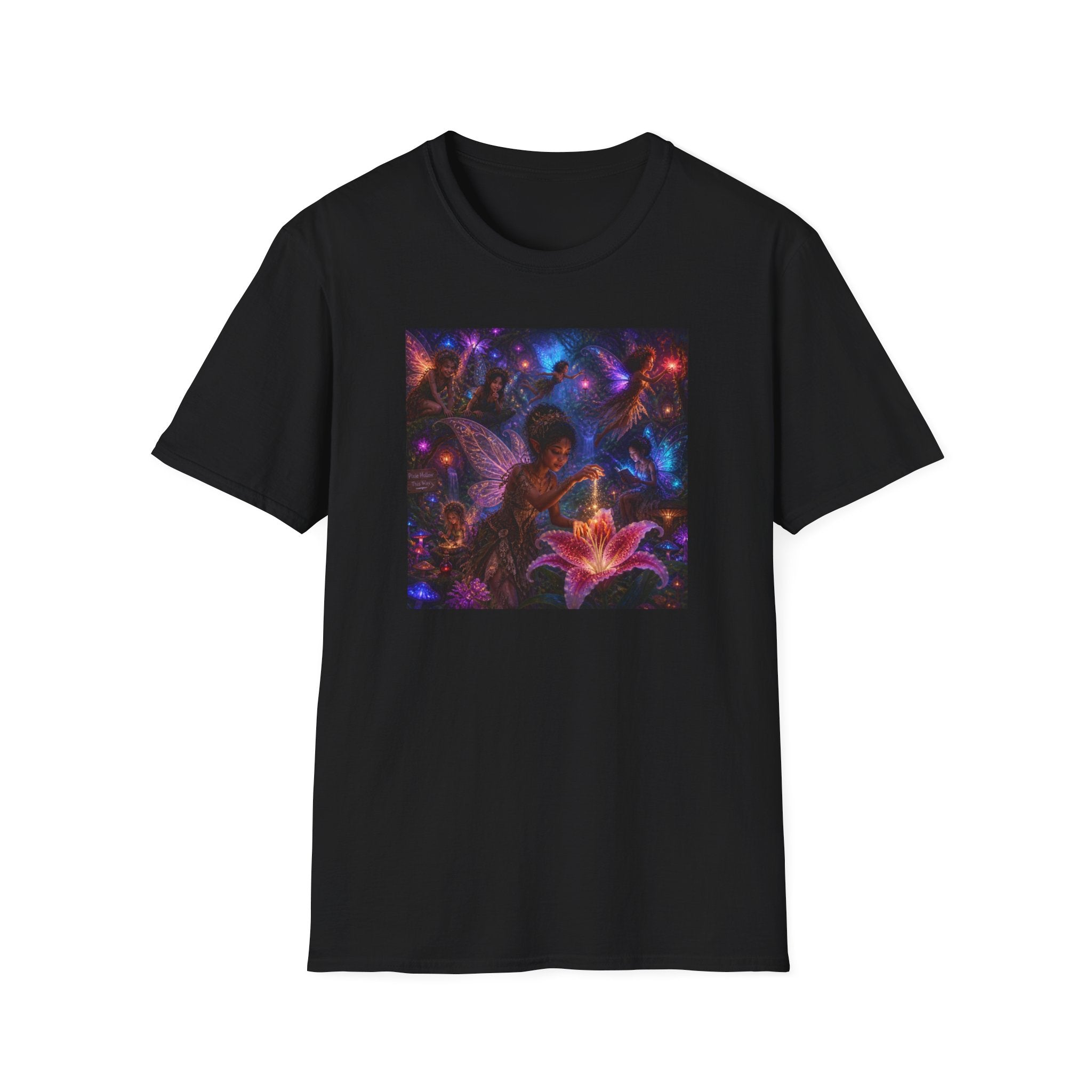 Fairy Garden T-Shirt — Enchanted Nightlight Wings Design