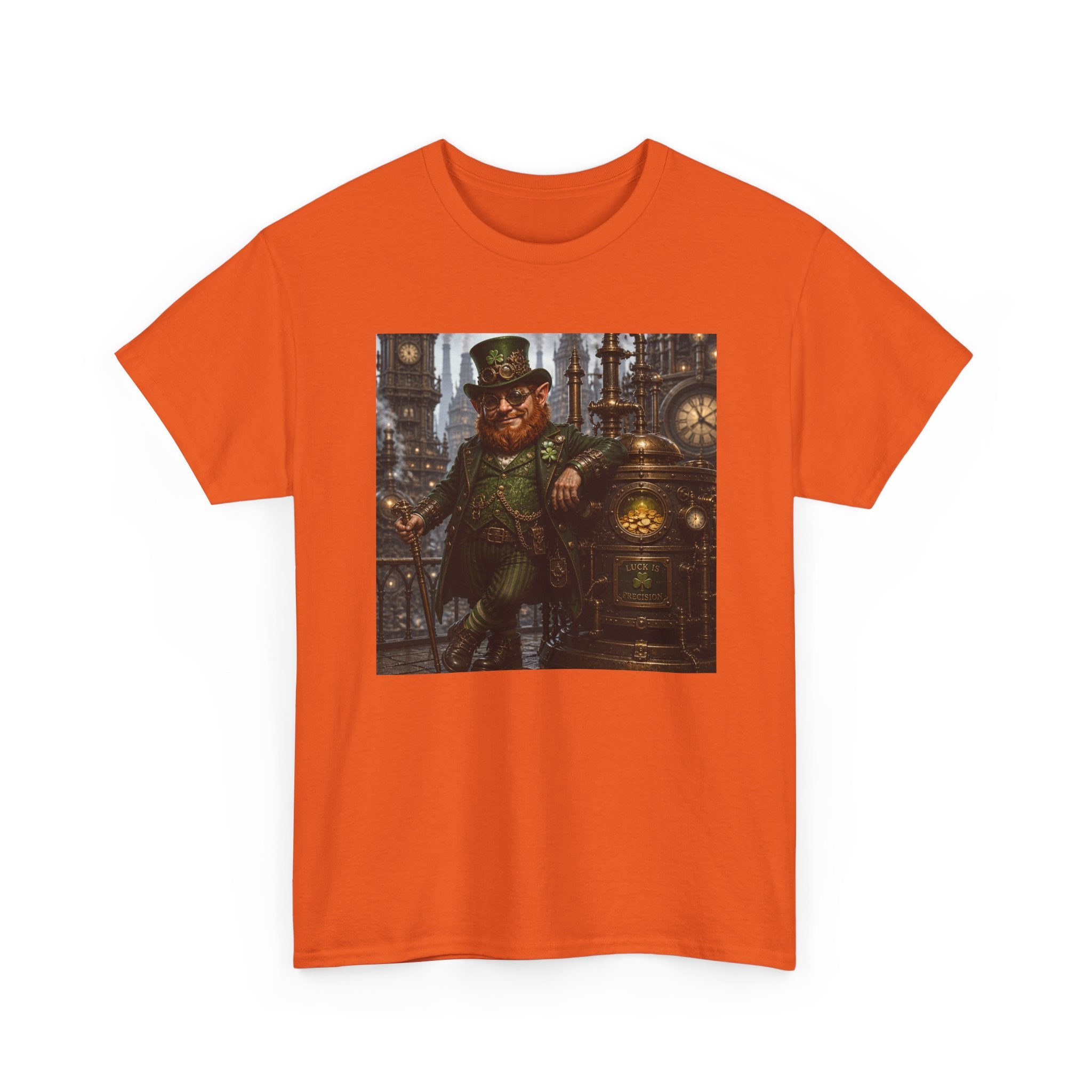 Steampunk Leprechaun T-Shirt — Vintage Industrial St. Patrick’s Day Tee