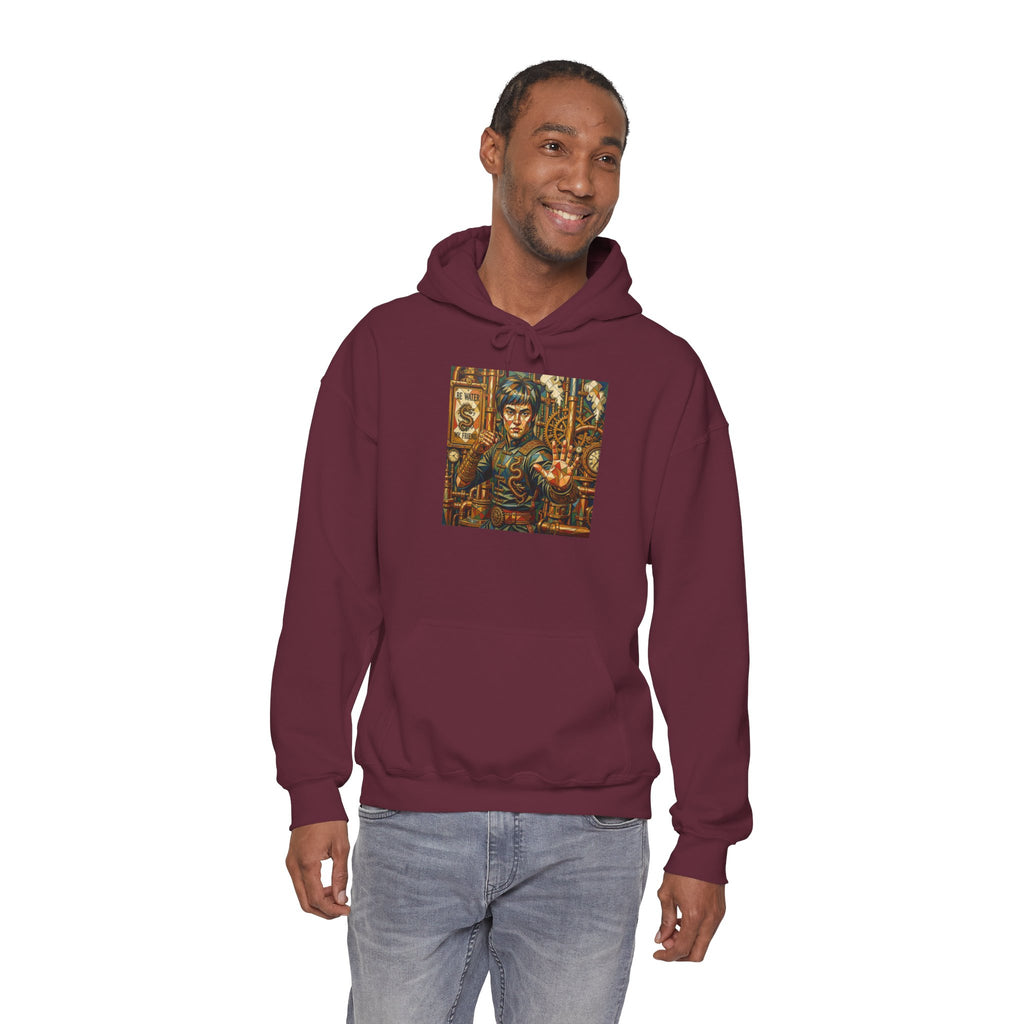 Hoodie —Steampunk Bruce Lee Artwork Hooded Sweatshirt