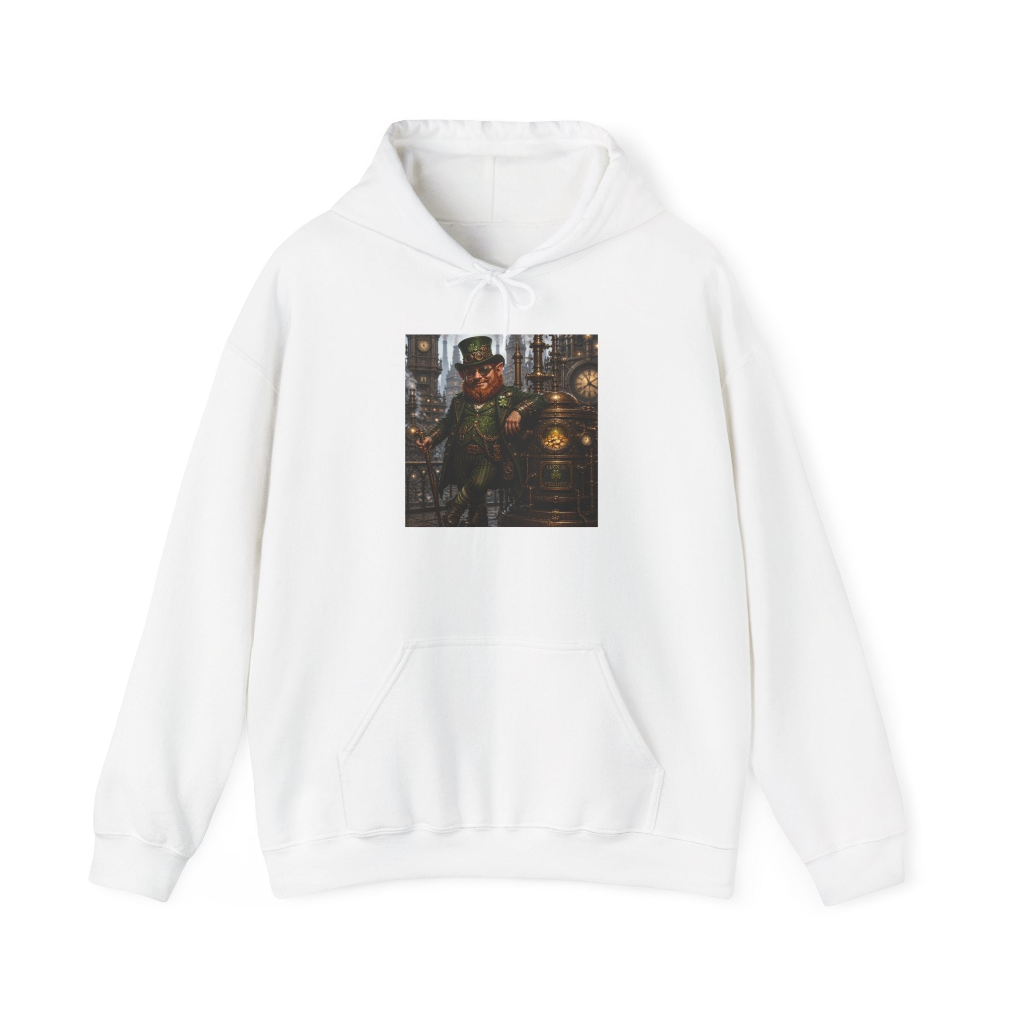 Steampunk City Explorer Hoodie — Vintage Sci‑Fi Pilot Graphic