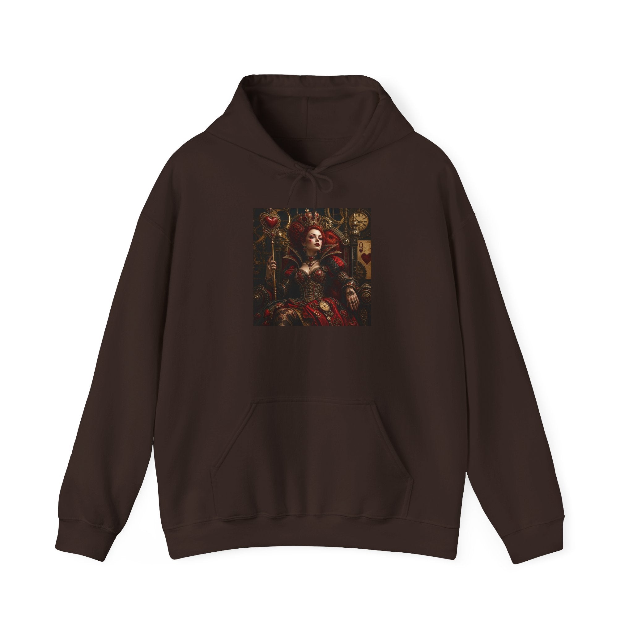 Medieval Steampunk Noble Portrait Hoodie — Vintage Renaissance Art Pullover