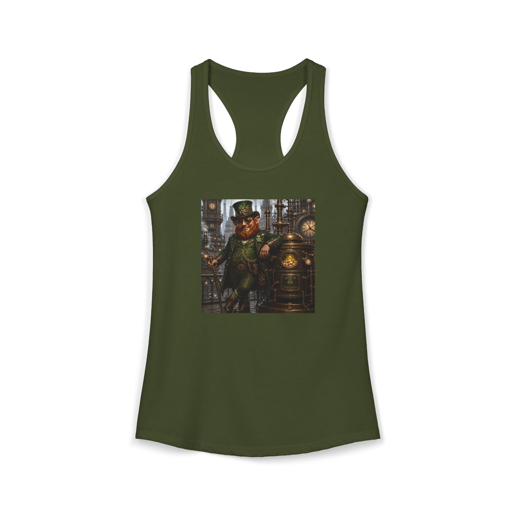Women's Ideal Racerback Tank - Steampunk Art