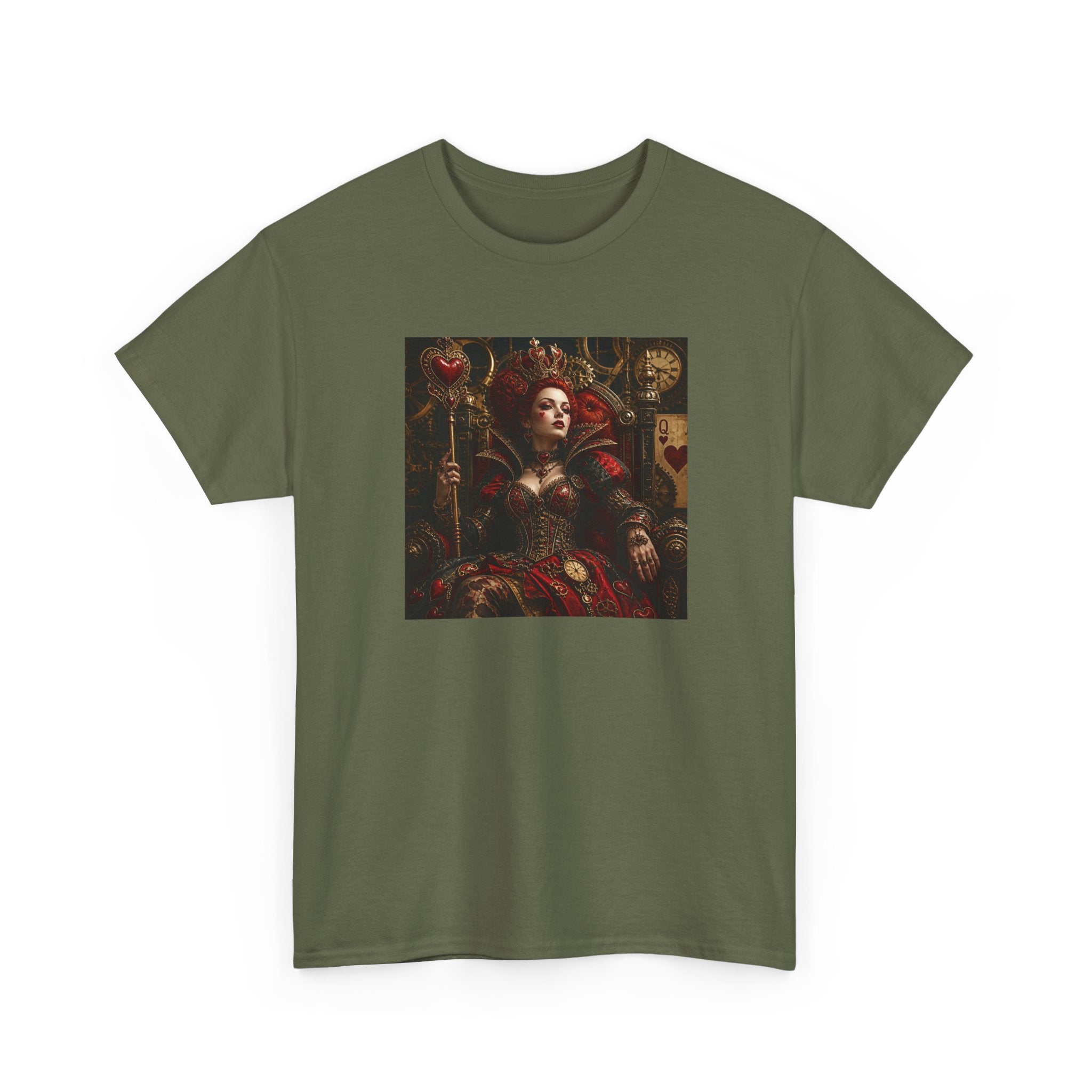 Gothic - Steampunk Queen Art Tee - Dark Renaissance Portrait T-Shirt