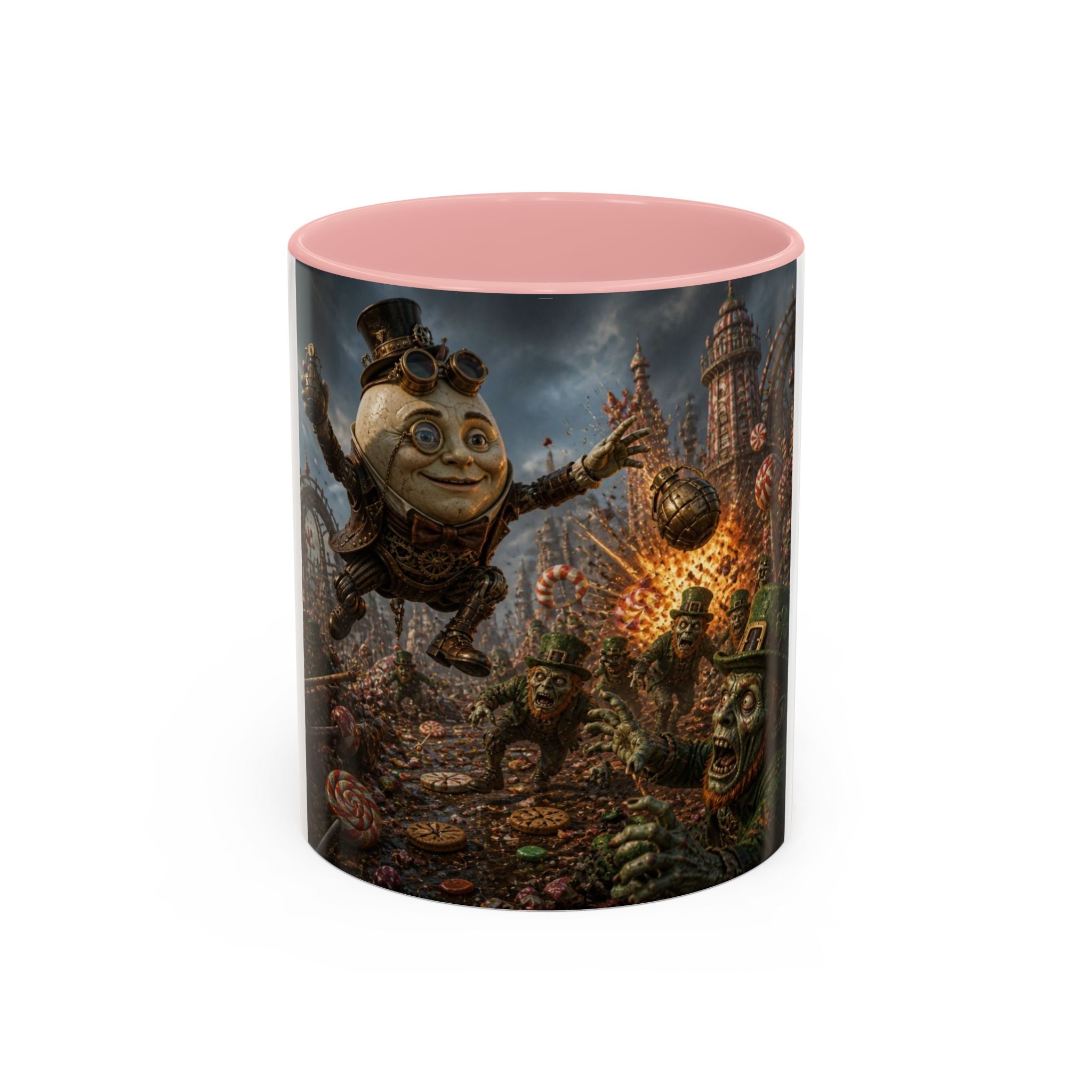 Steampunk Humpty Dumpty Fantasy Coffee Mug — Dark Fantasy Accent Mug (11/15oz)