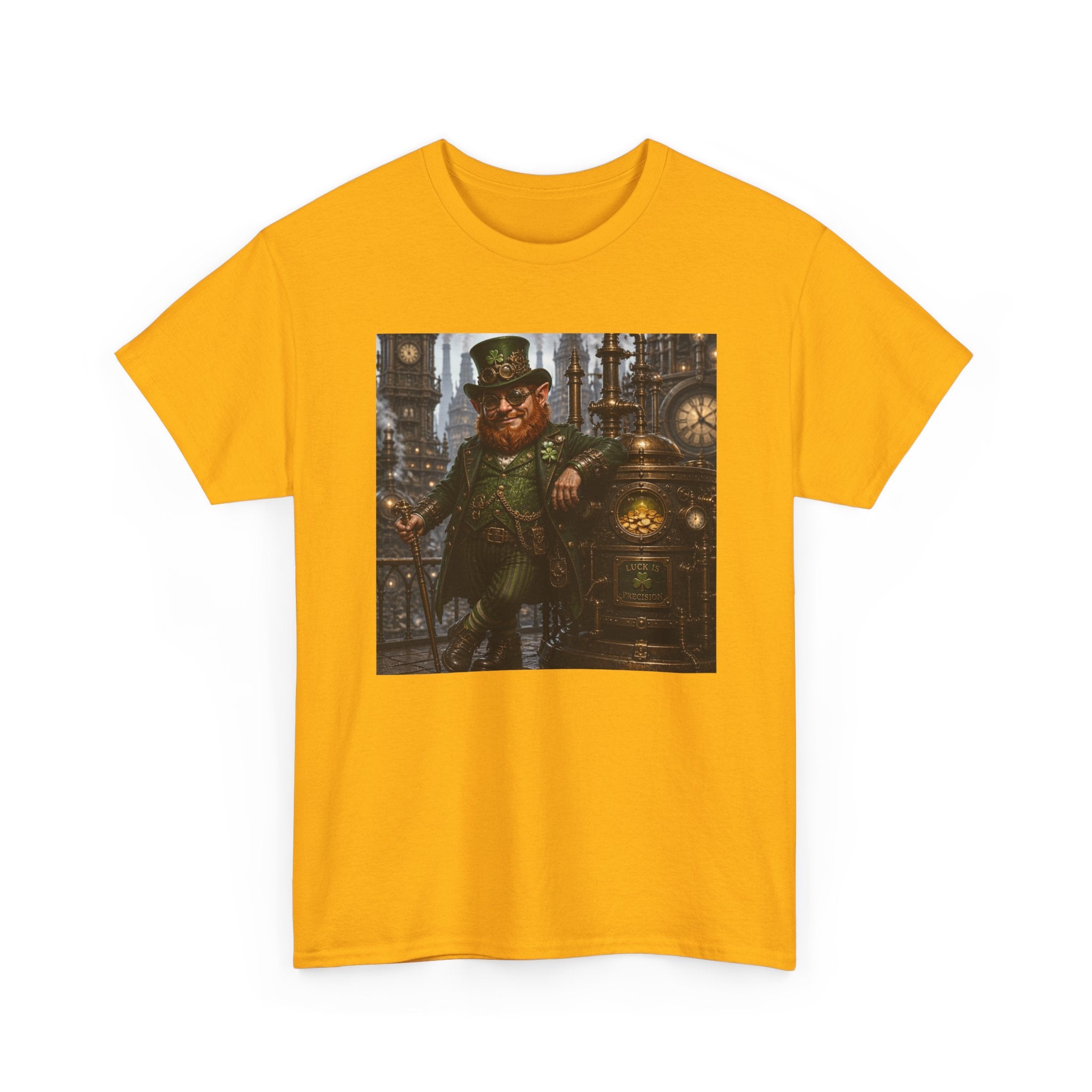 Steampunk Leprechaun T-Shirt — Vintage Industrial St. Patrick’s Day Tee