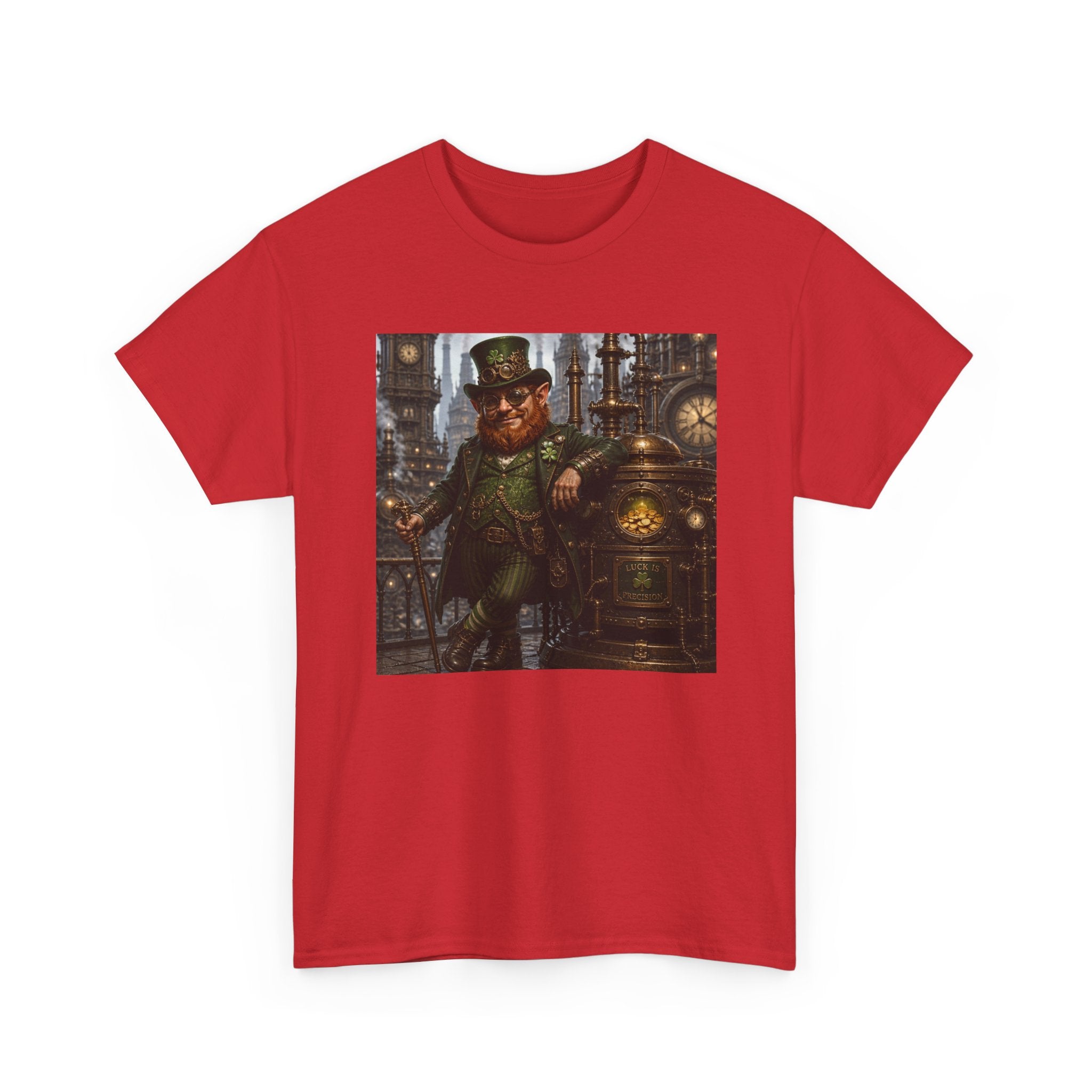 Steampunk Leprechaun T-Shirt — Vintage Industrial St. Patrick’s Day Tee