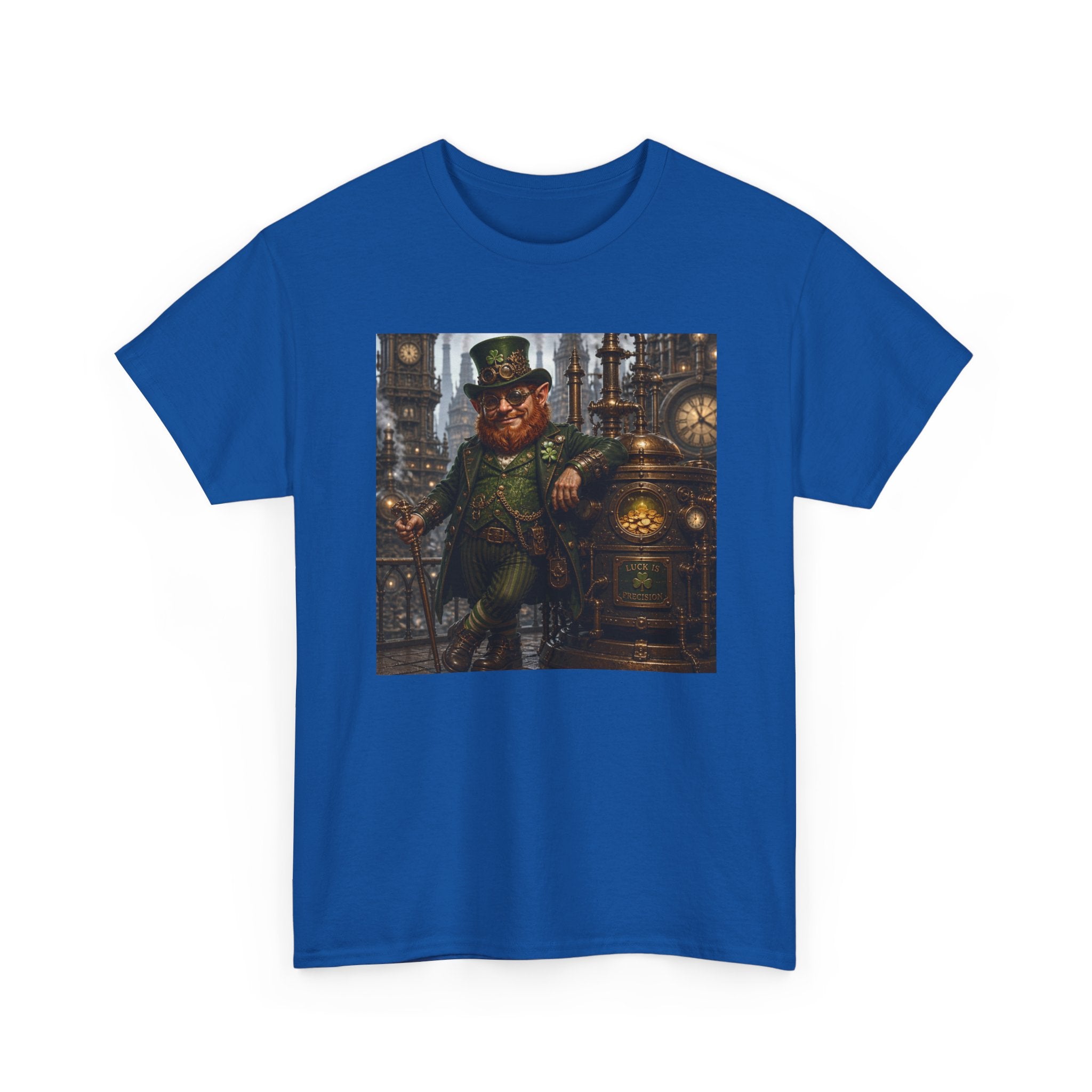 Steampunk Leprechaun T-Shirt — Vintage Industrial St. Patrick’s Day Tee