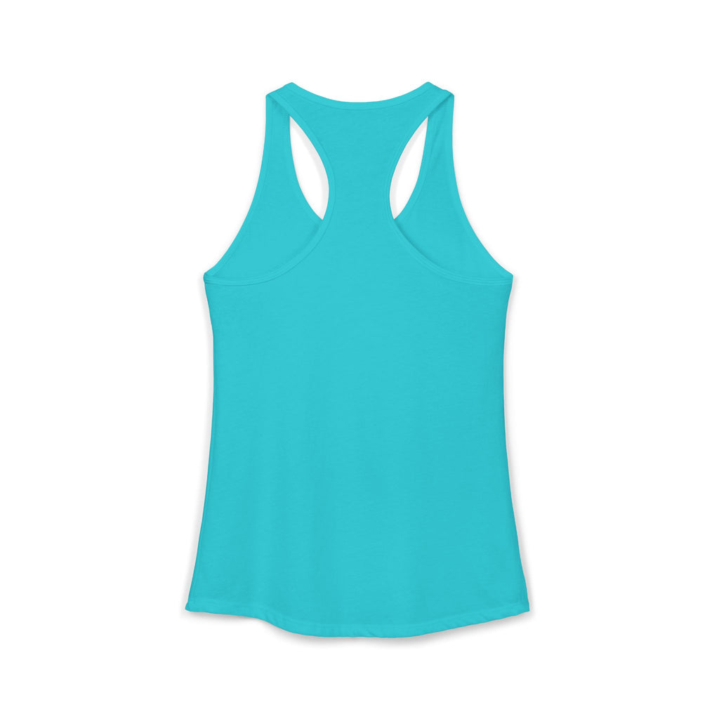Neon St. Michael religious tank Women's Ideal Racerback Tank