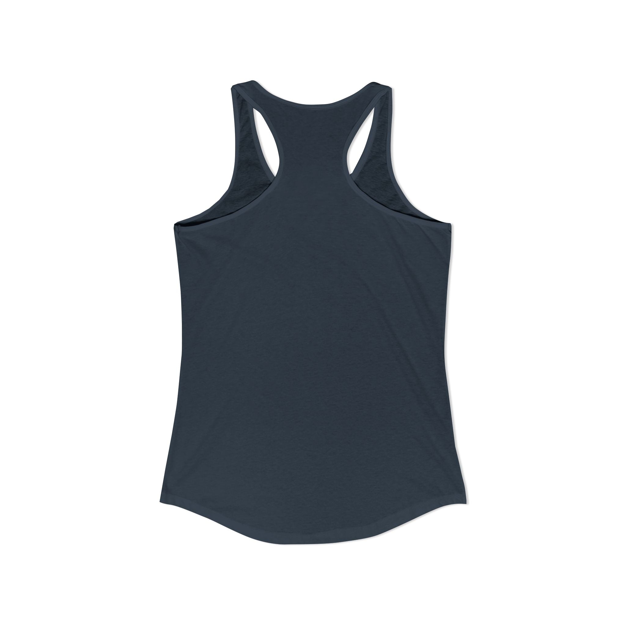 Women's Ideal Racerback Tank - Patriotic American Soldier w/ K-9