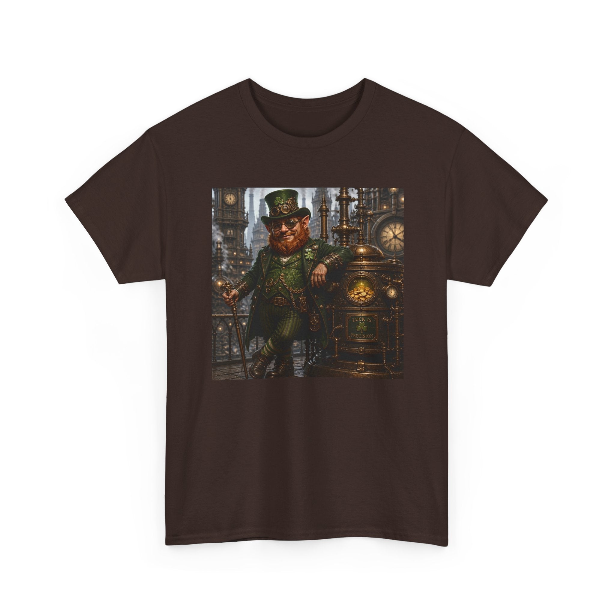 Steampunk Leprechaun T-Shirt — Vintage Industrial St. Patrick’s Day Tee