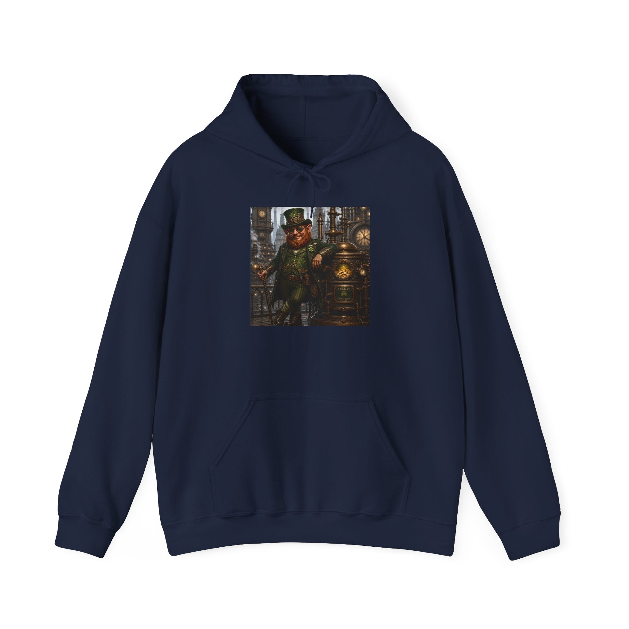 Steampunk City Explorer Hoodie — Vintage Sci‑Fi Pilot Graphic