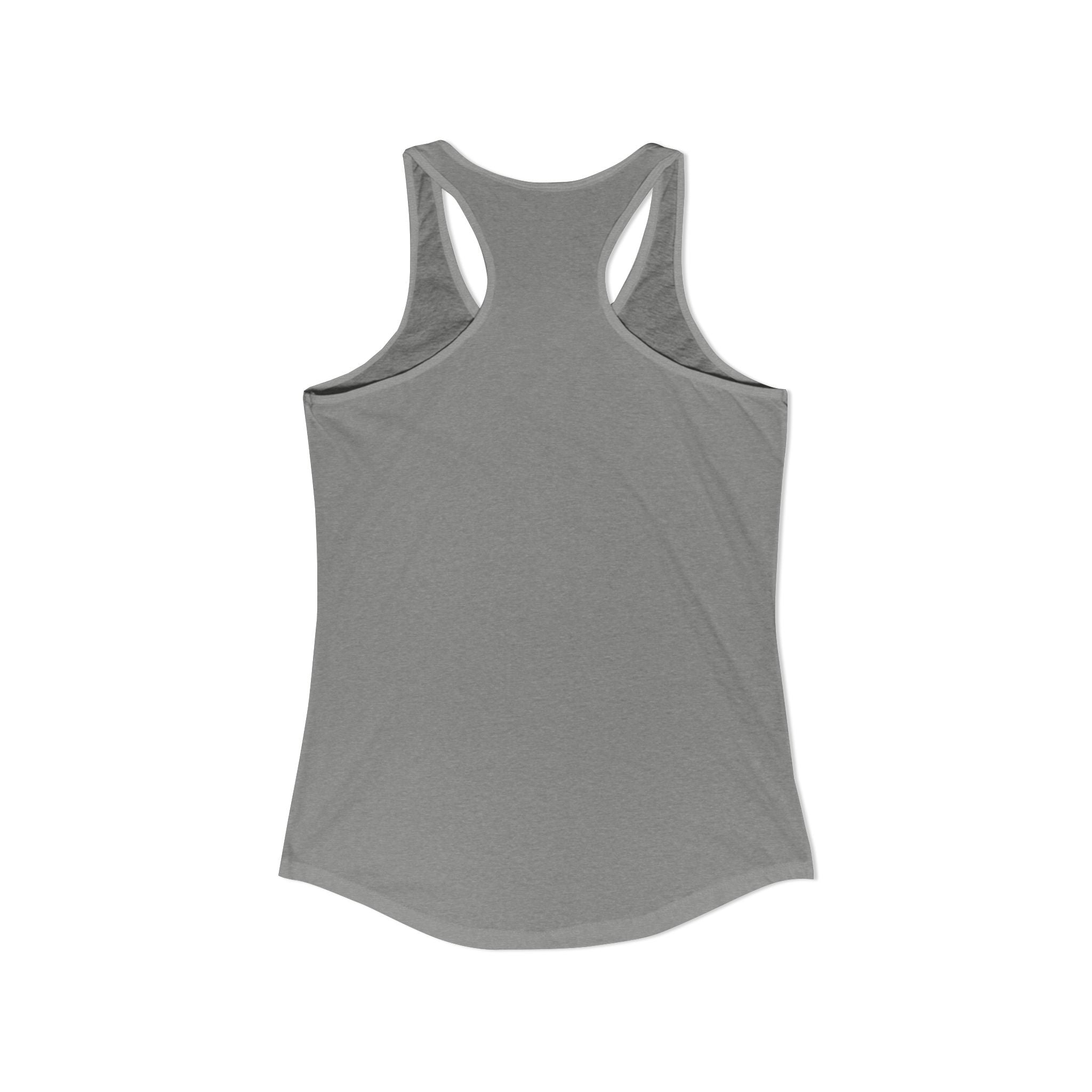 Women's Ideal Racerback Tank - Patriotic American Soldier w/ K-9