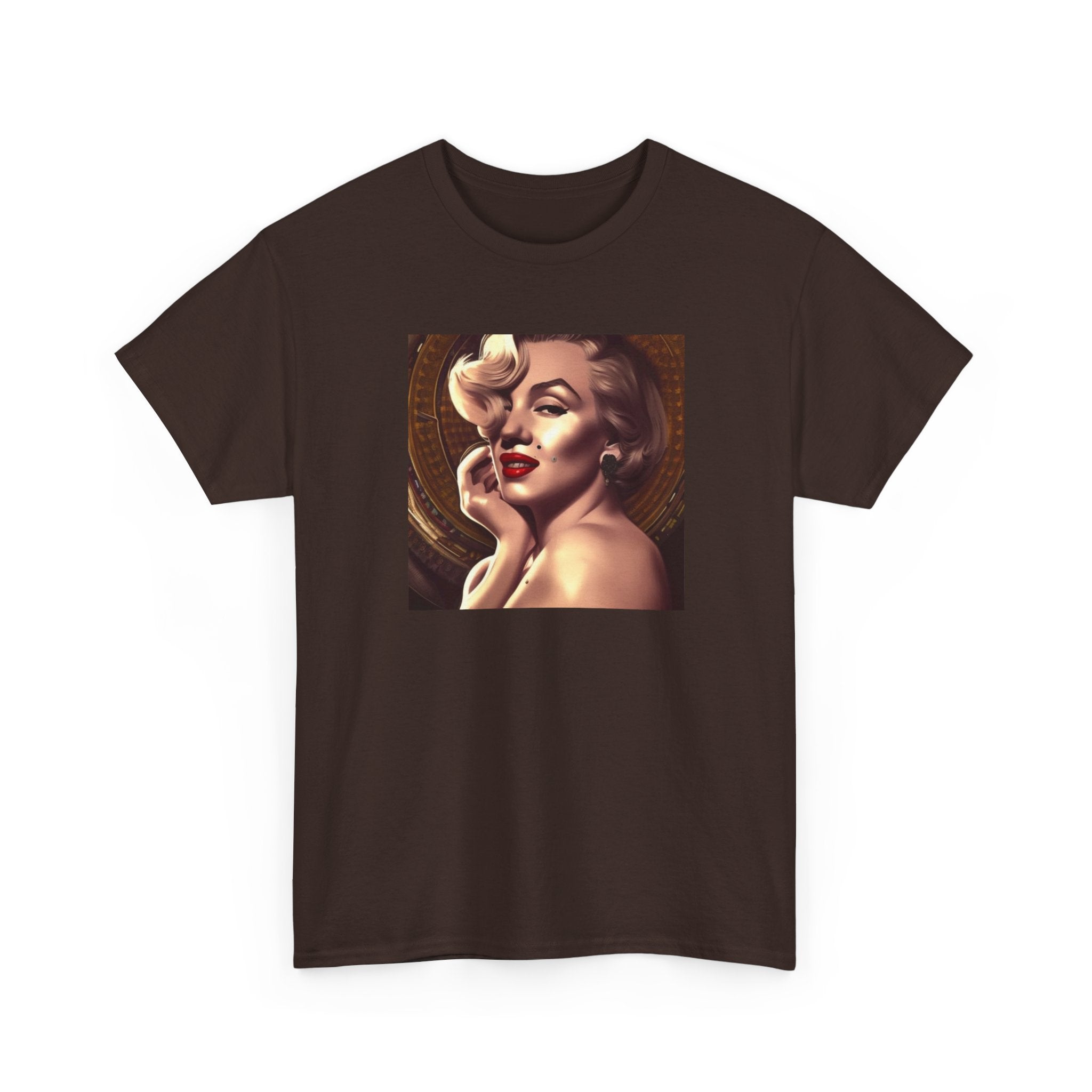 Vintage Glam Portrait Tee — Retro Pinup Art T-Shirt
