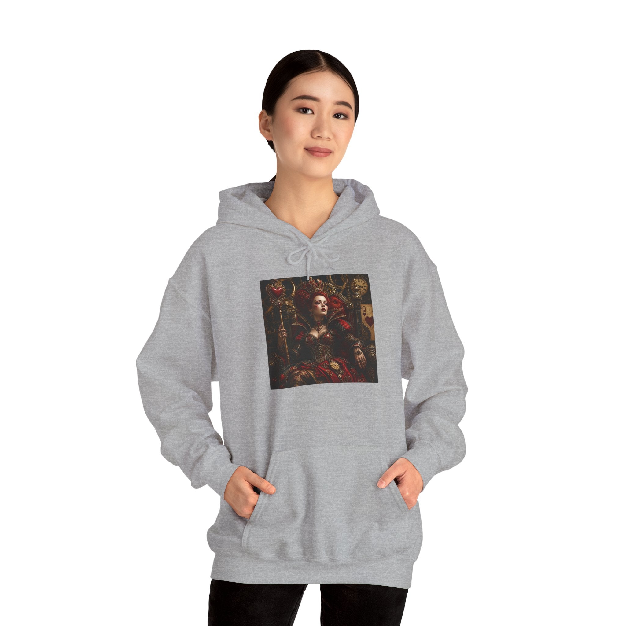 Medieval Steampunk Noble Portrait Hoodie — Vintage Renaissance Art Pullover