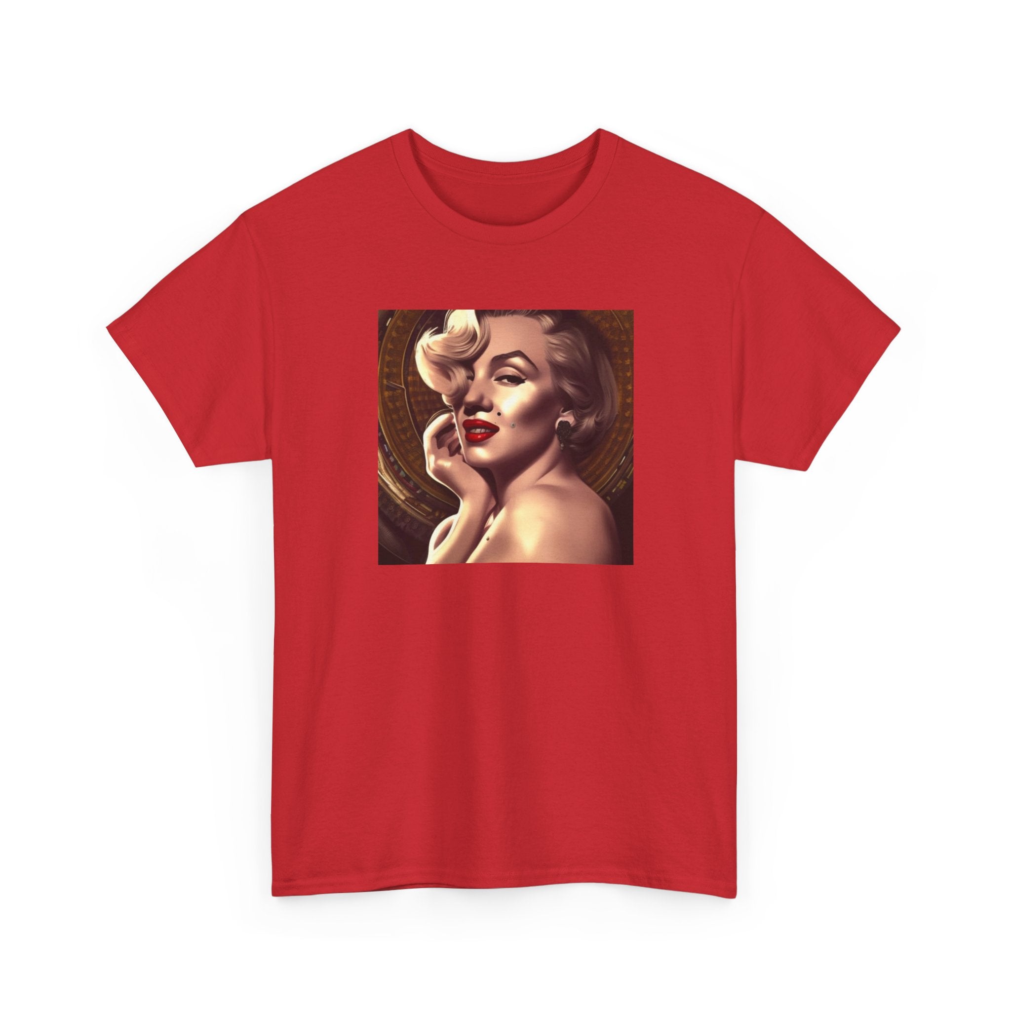 Vintage Glam Portrait Tee — Retro Pinup Art T-Shirt