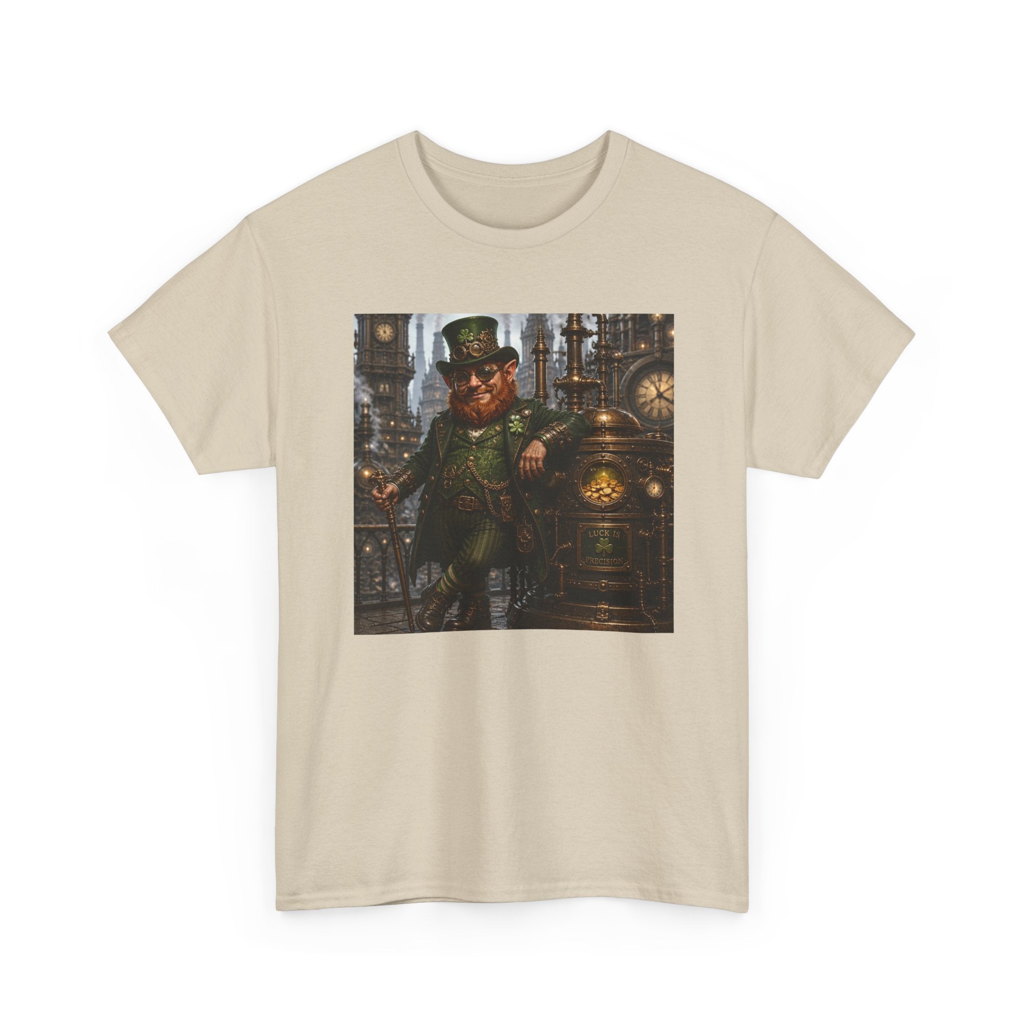 Steampunk Leprechaun T-Shirt — Vintage Industrial St. Patrick’s Day Tee