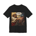 Graphic Tee — Bold Comic-Style - Jesus ‘You Wanna Talk Some Smack?’ Design