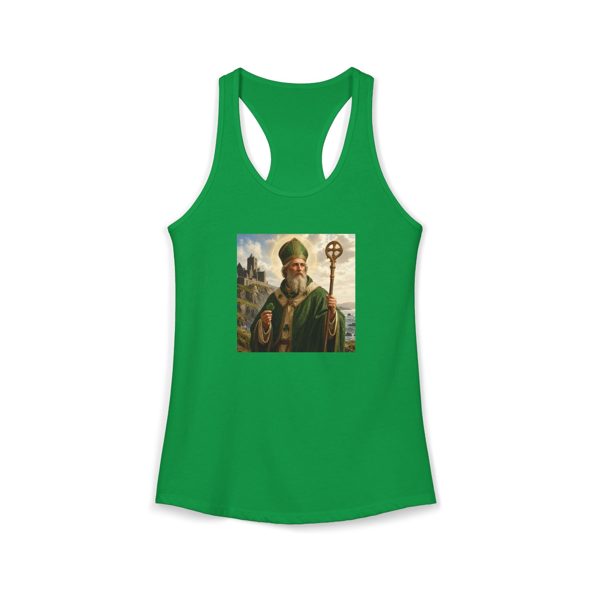 Women's Ideal Racerback Tank Celtic Saint Patrick