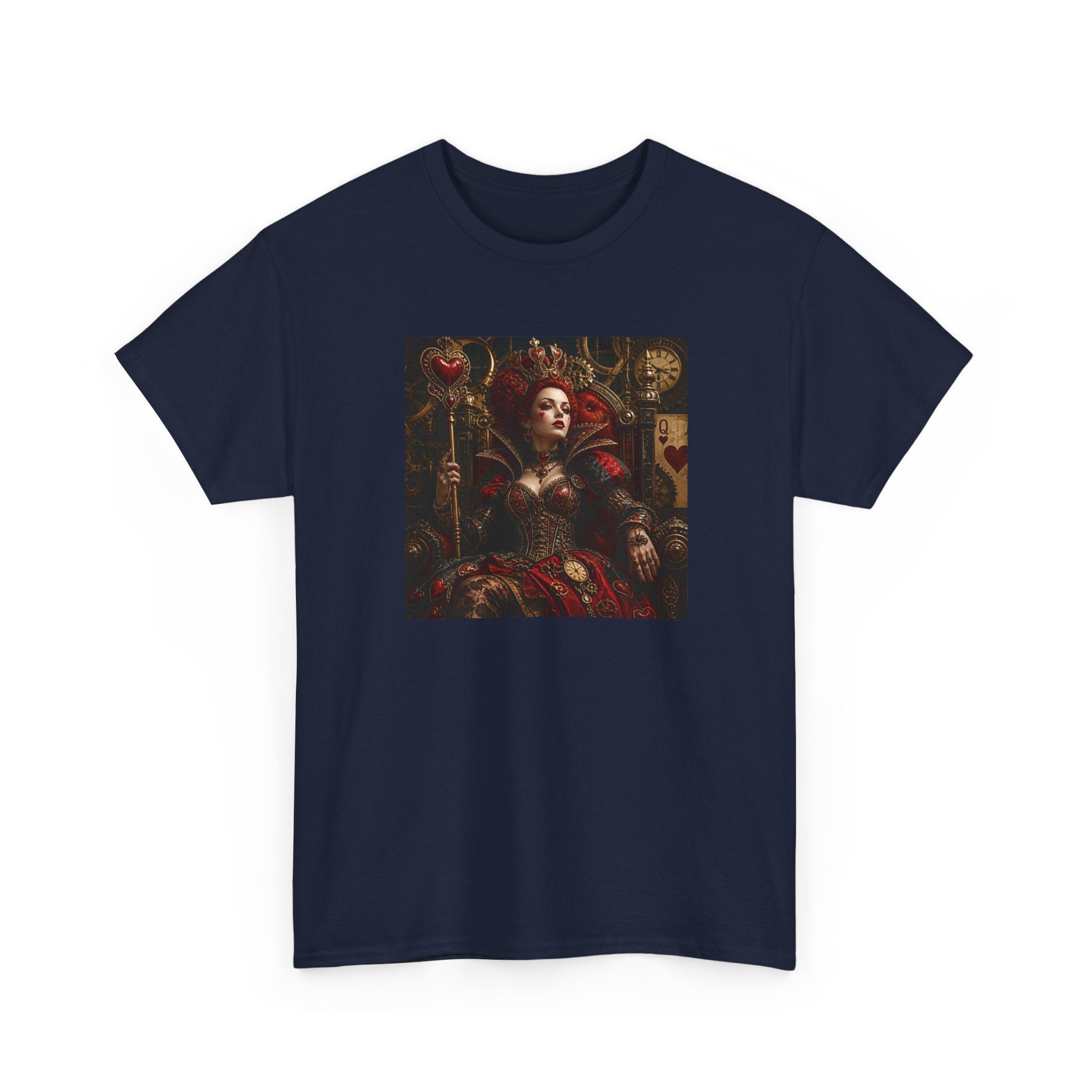 Gothic - Steampunk Queen Art Tee - Dark Renaissance Portrait T-Shirt
