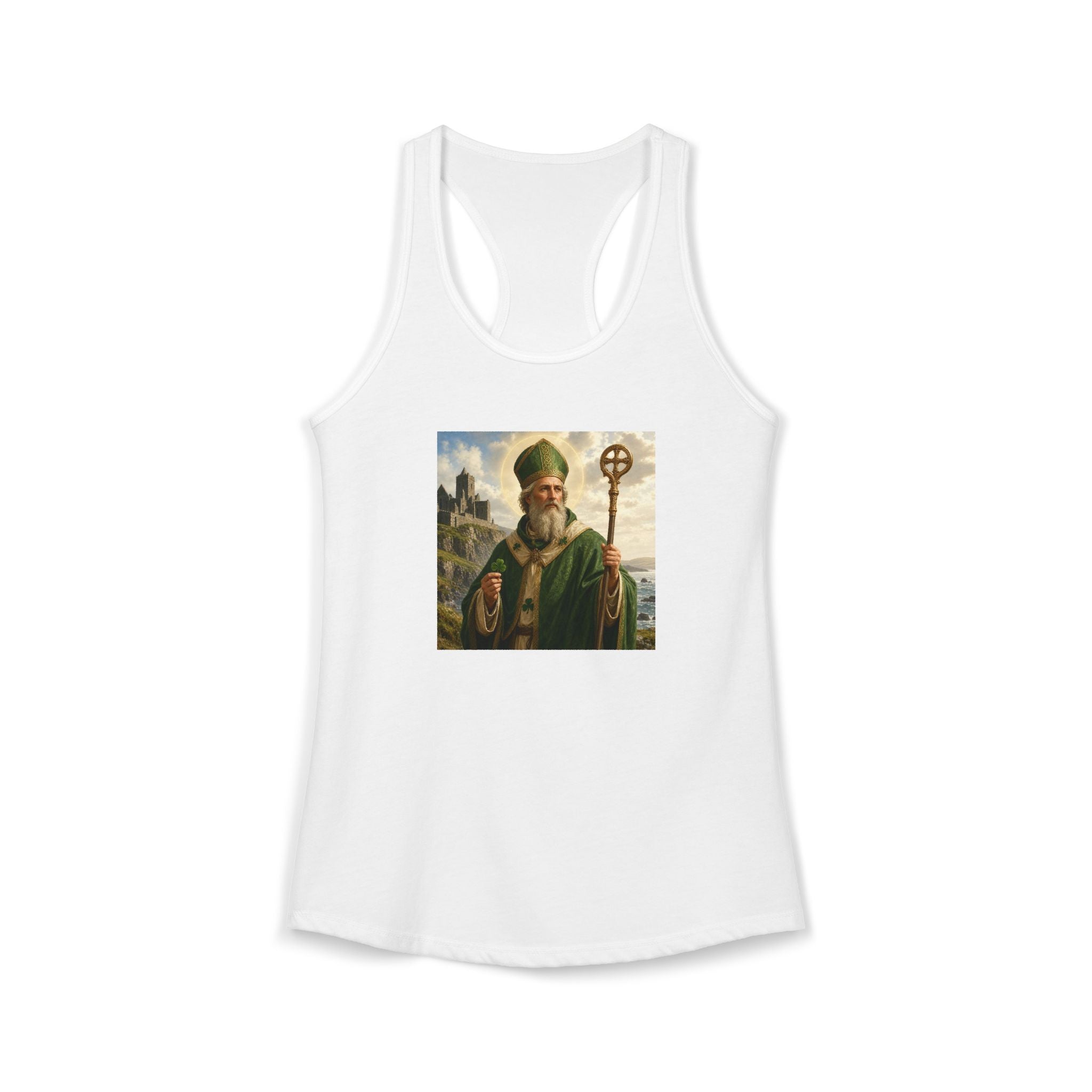 Women's Ideal Racerback Tank Celtic Saint Patrick