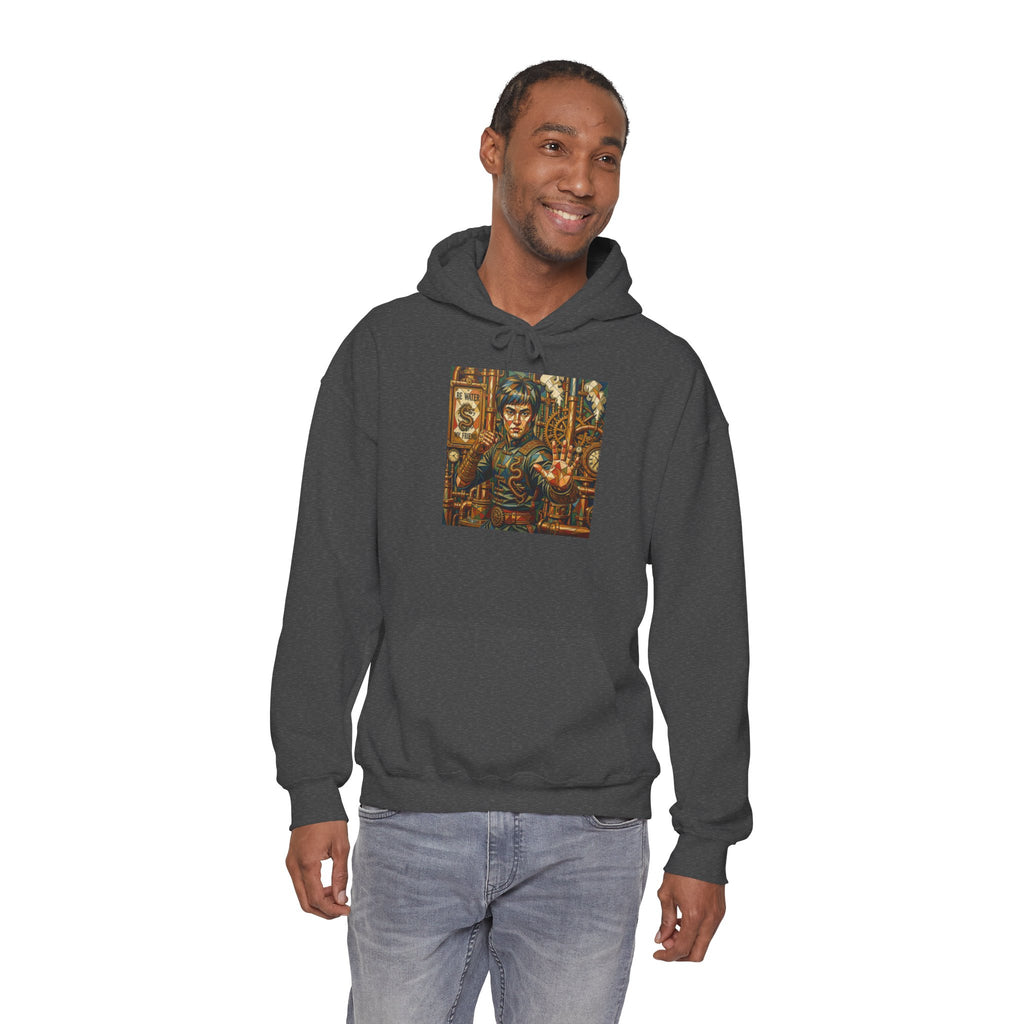 Hoodie —Steampunk Bruce Lee Artwork Hooded Sweatshirt