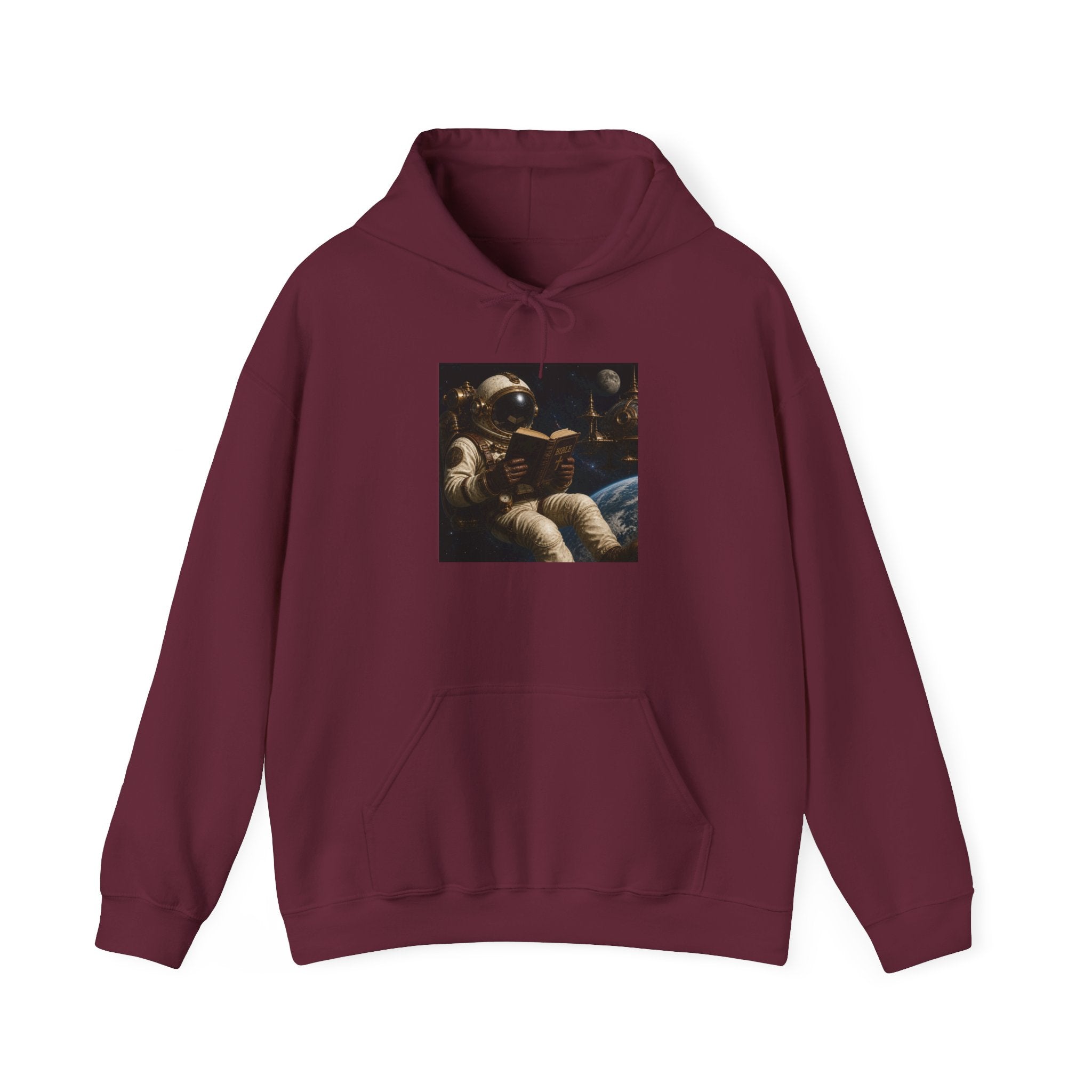 Astronaut Lounge Hoodie — Vintage Space Crew Astronaut Graphic Sweatshirt