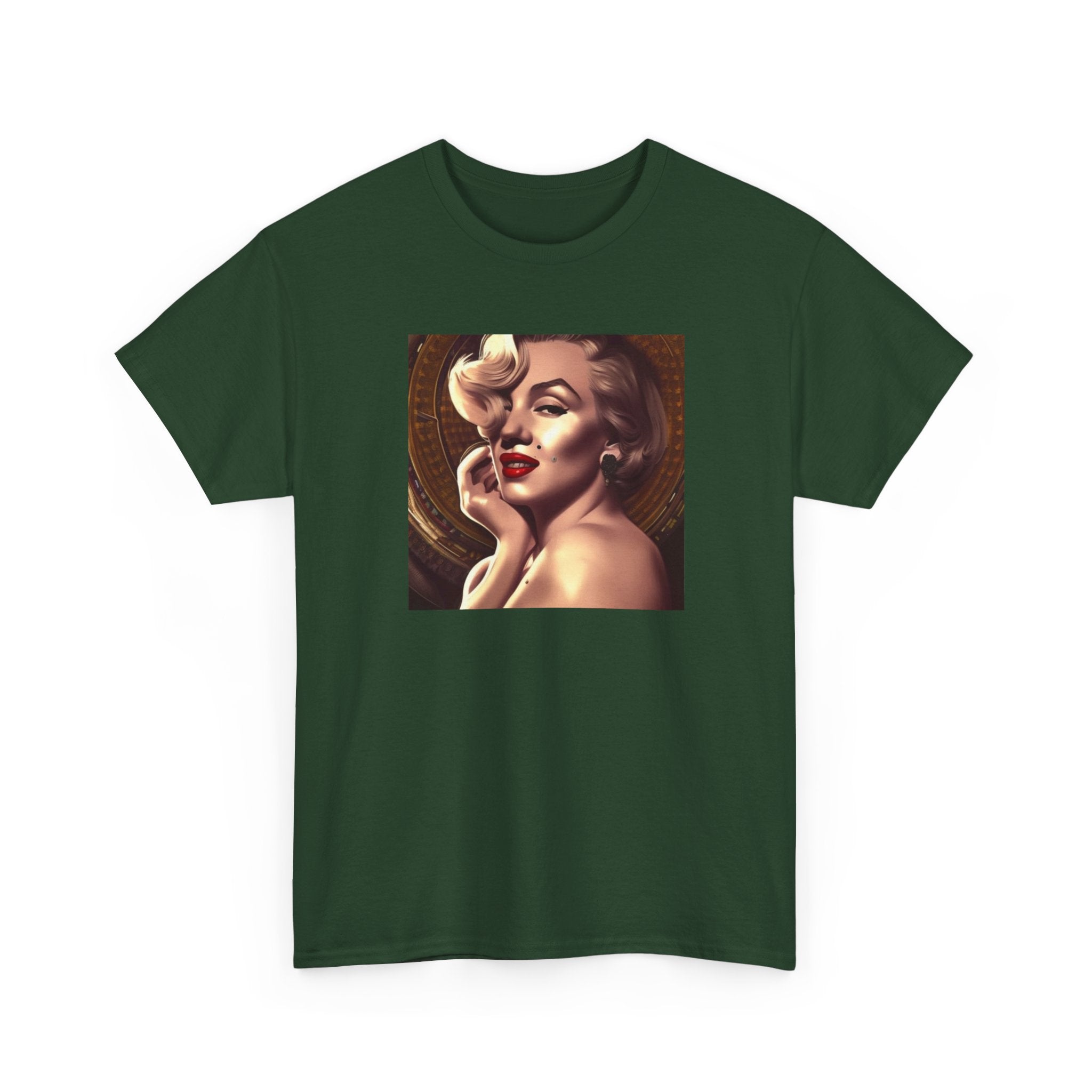 Vintage Glam Portrait Tee — Retro Pinup Art T-Shirt