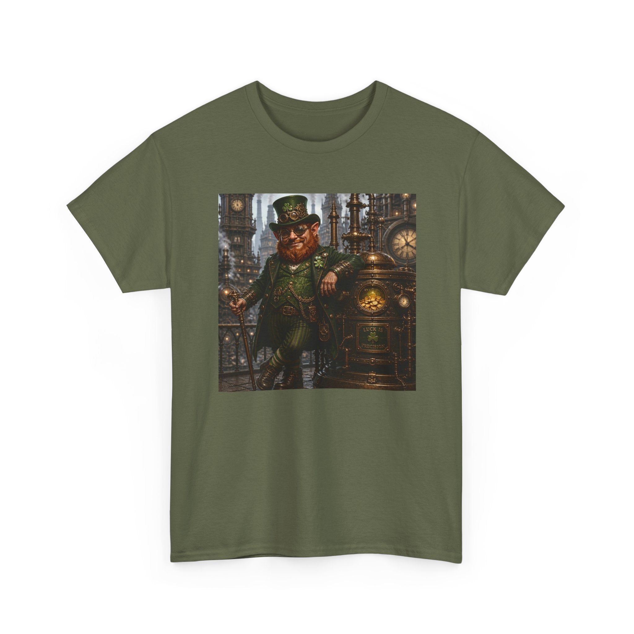 Steampunk Leprechaun T-Shirt — Vintage Industrial St. Patrick’s Day Tee