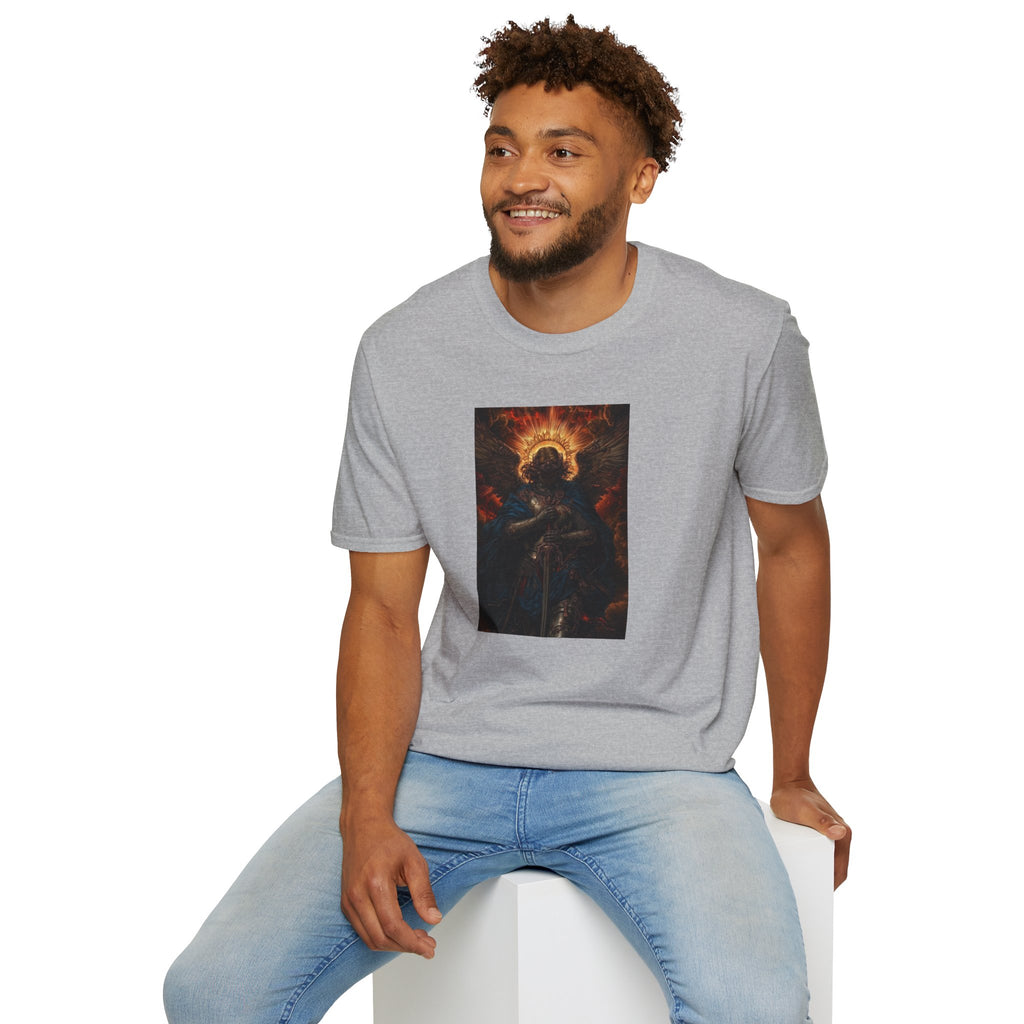 Graphic T-Shirt — Dark Angel Halo  religious Art Tee