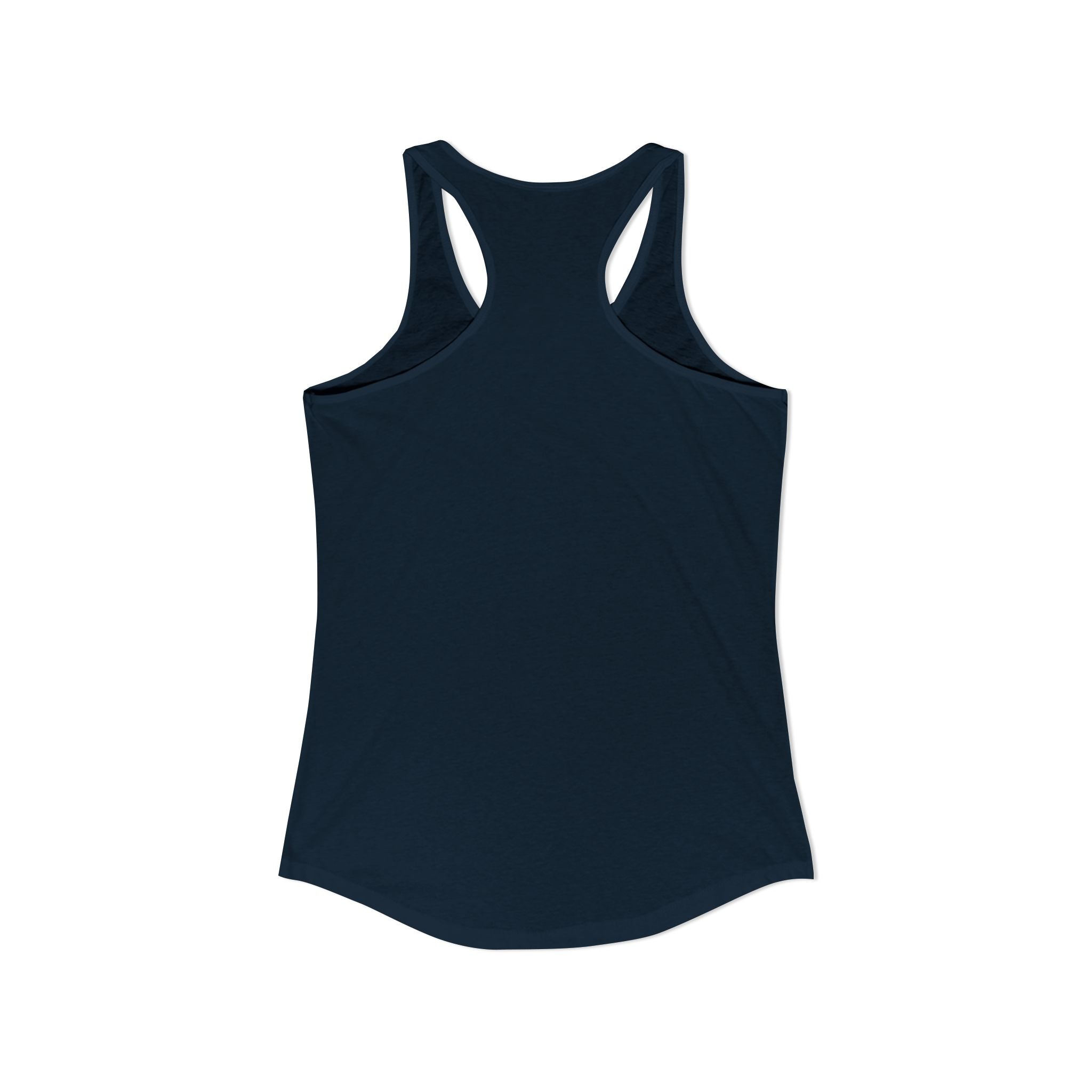 Women's Ideal Racerback Tank - Patriotic American Soldier w/ K-9