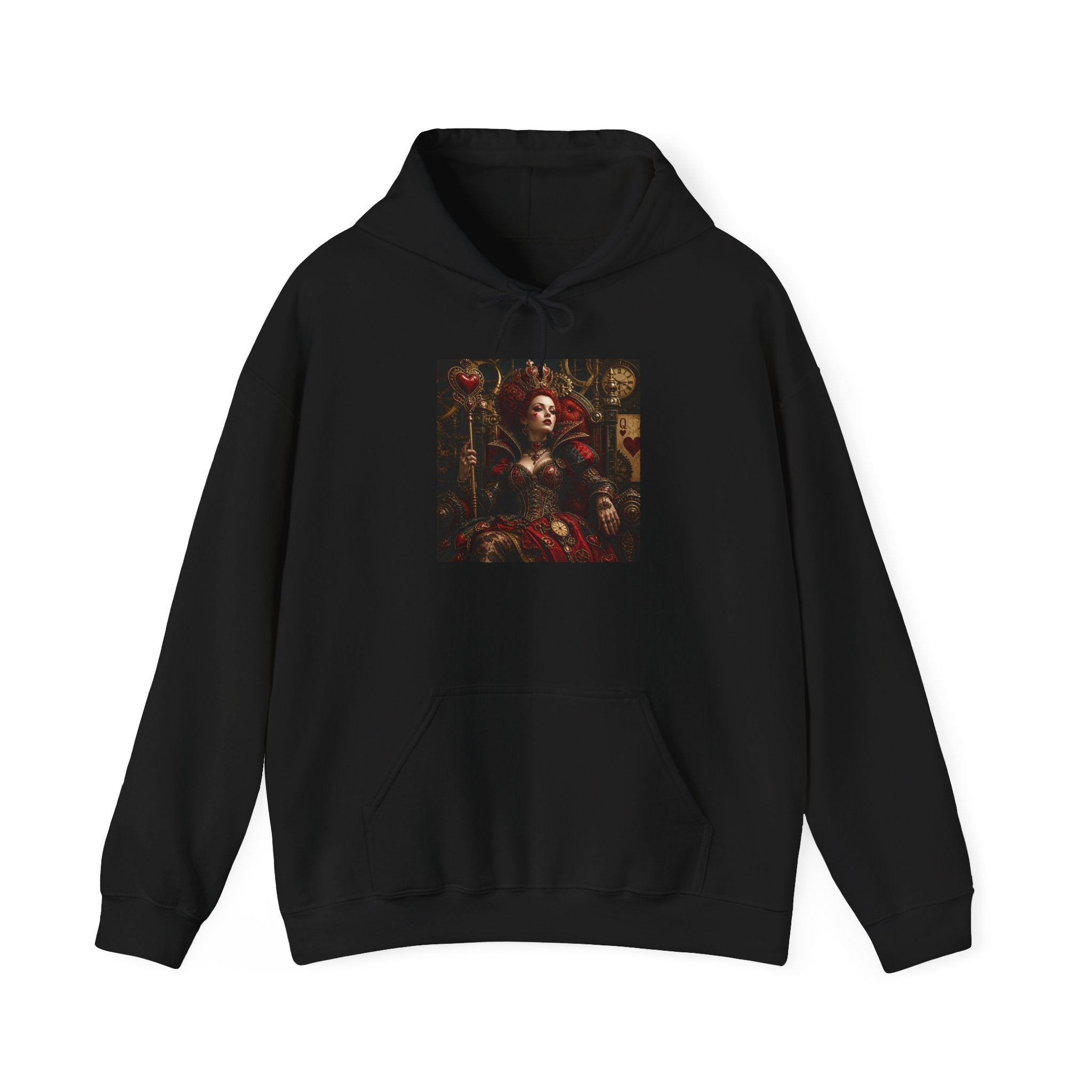 Medieval Steampunk Noble Portrait Hoodie — Vintage Renaissance Art Pullover