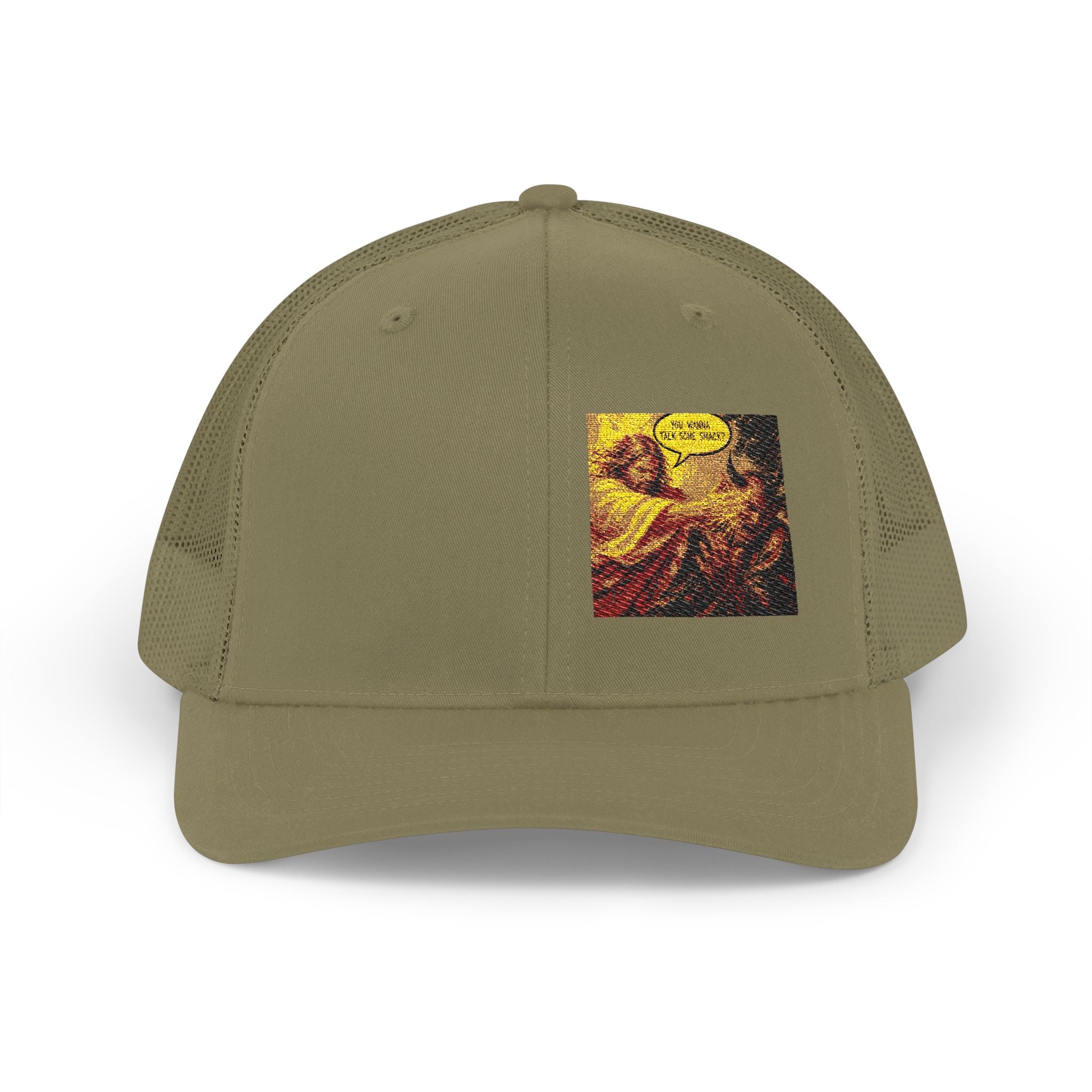 You want to talk smack? Jesus slapping the devil. For my brother Oscar