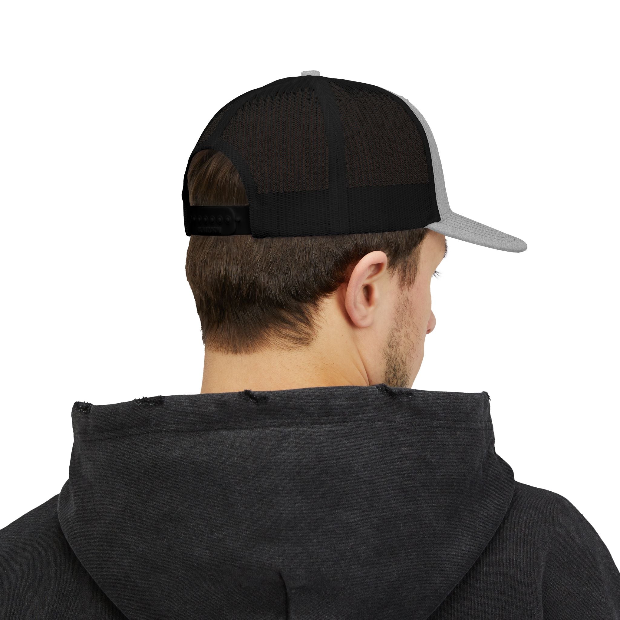 Trucker Cap — Vibrant Neon Jesus Patch Snapback