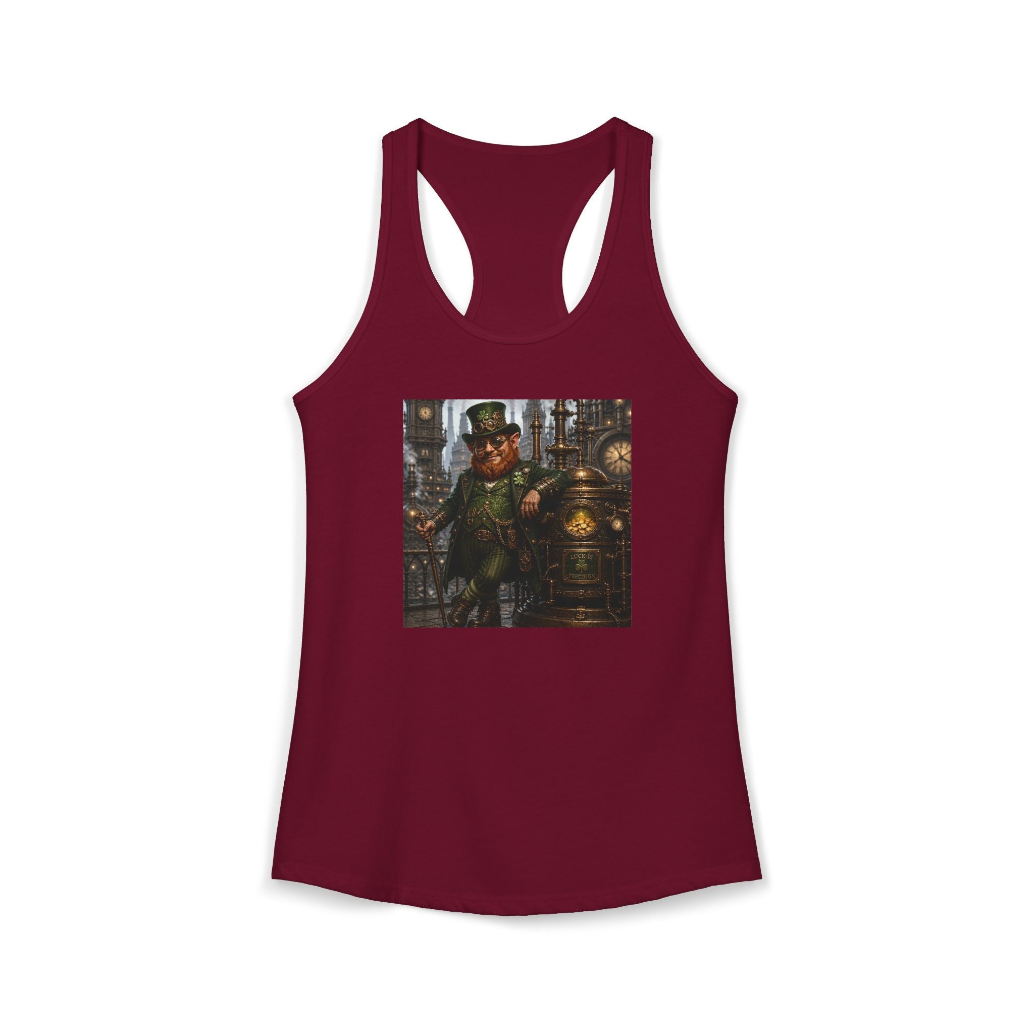 Women's Ideal Racerback Tank - Steampunk Art
