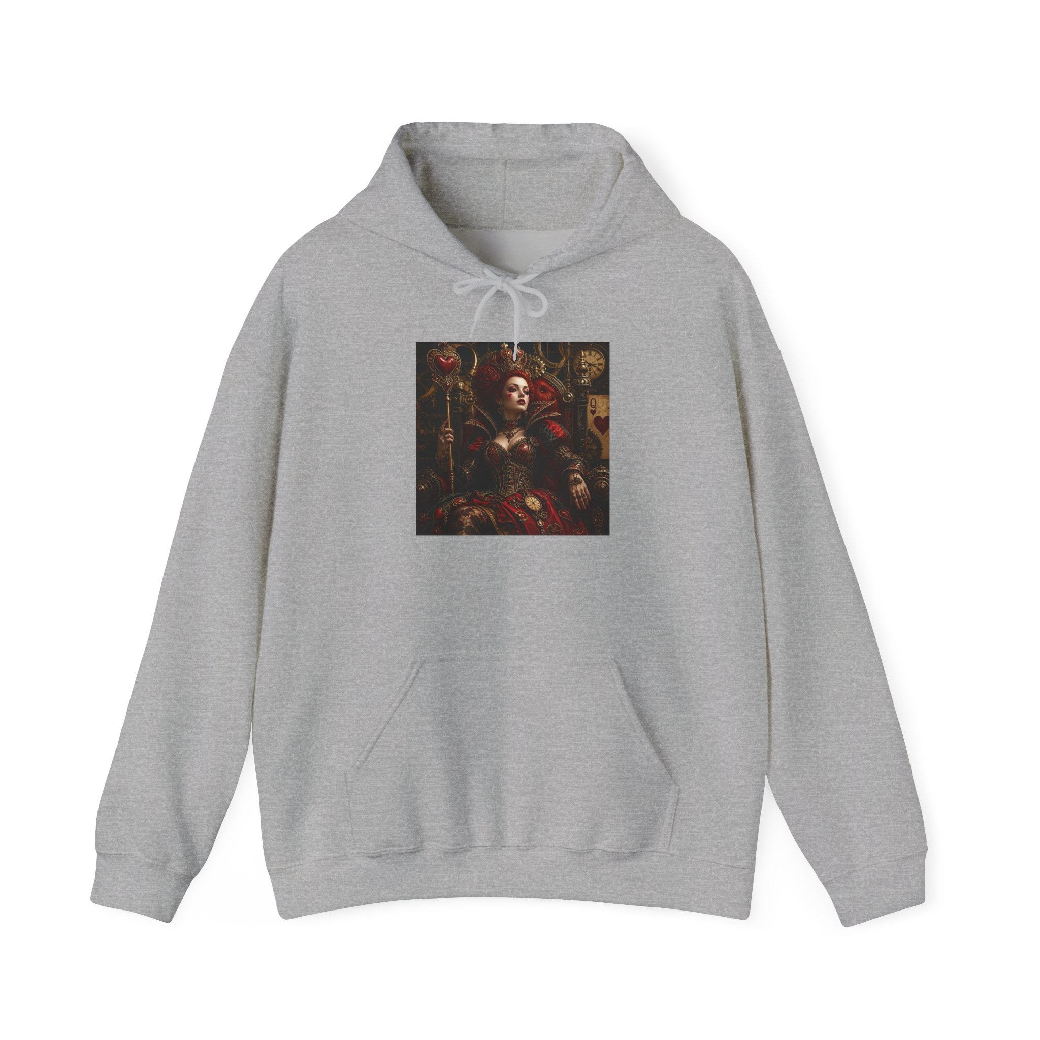 Medieval Steampunk Noble Portrait Hoodie — Vintage Renaissance Art Pullover