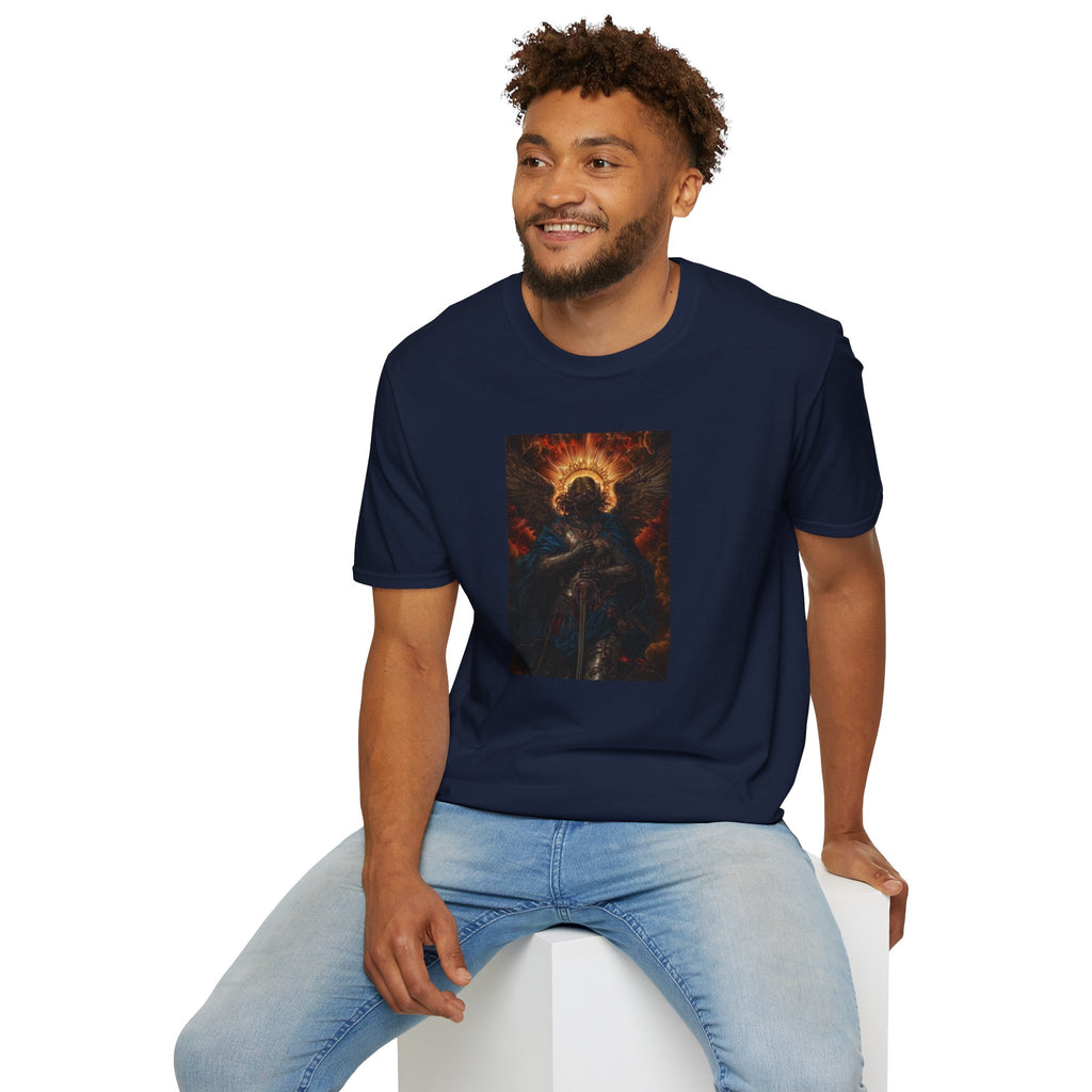 Graphic T-Shirt — Dark Angel Halo  religious Art Tee