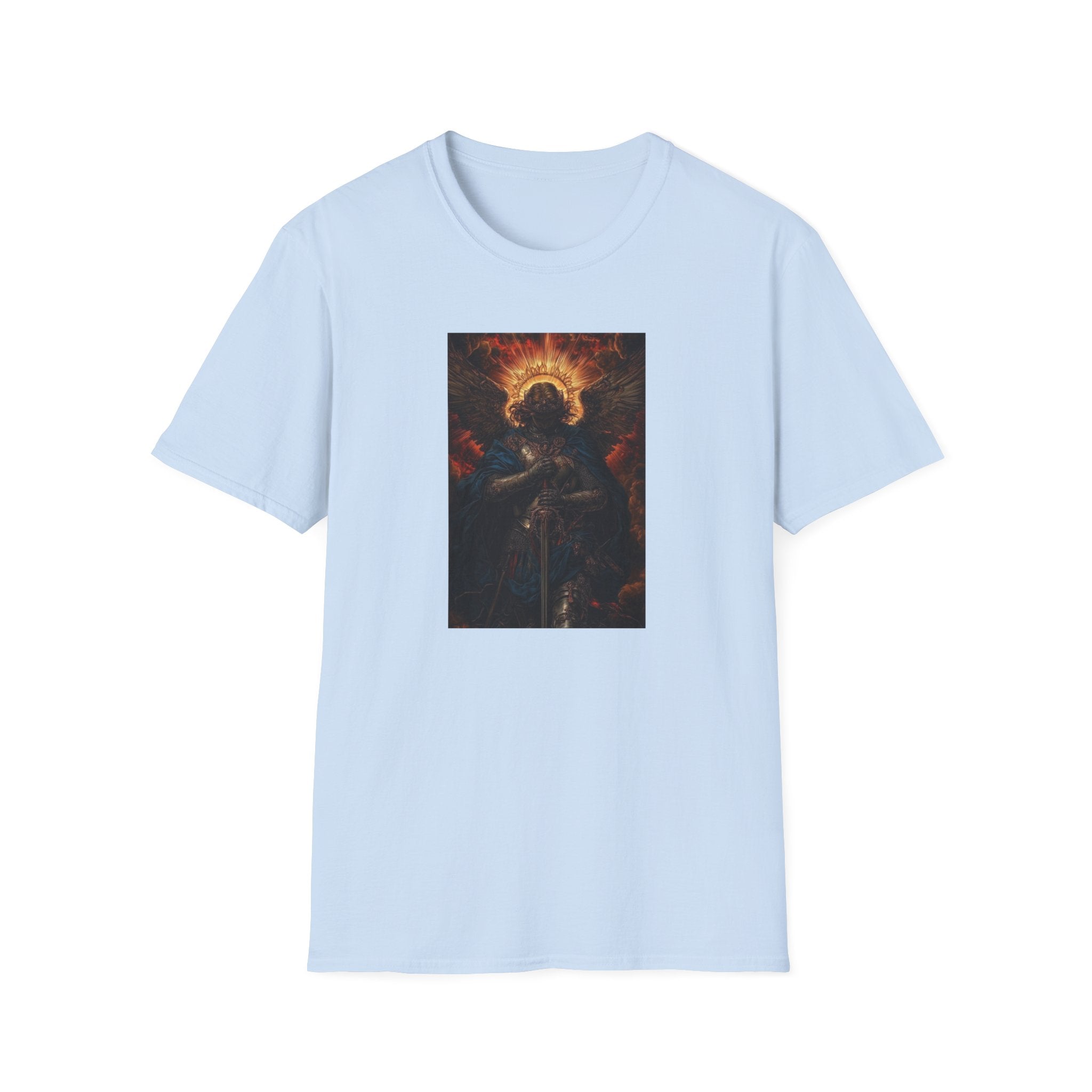 Graphic T-Shirt — Dark Angel Halo  religious Art Tee