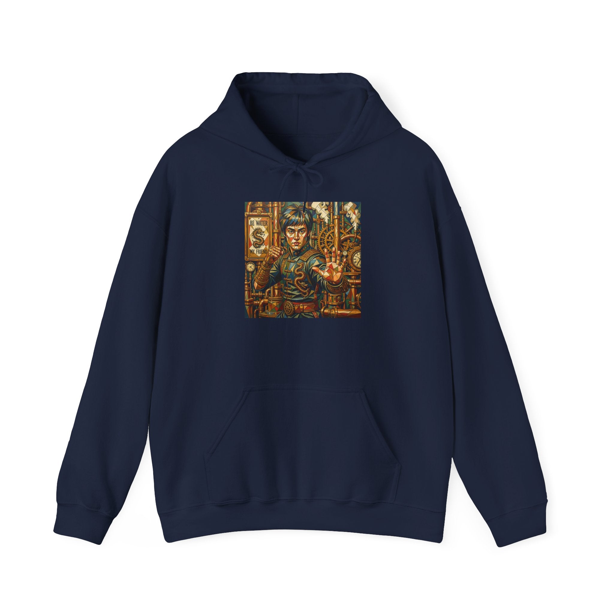 Hoodie —Steampunk Bruce Lee Artwork Hooded Sweatshirt