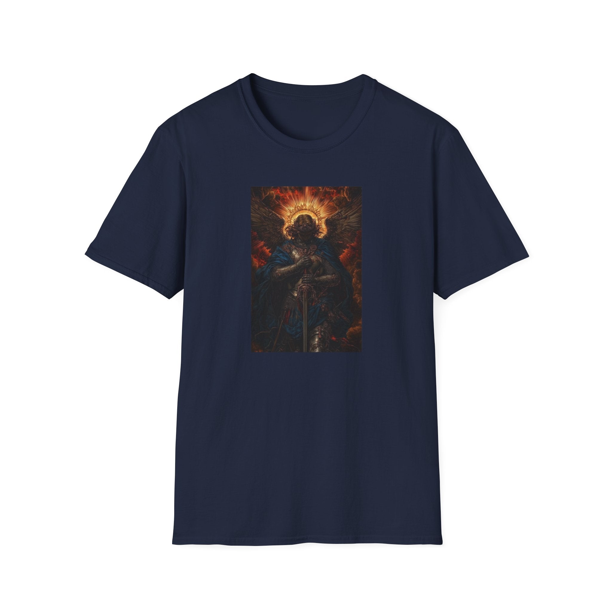 Graphic T-Shirt — Dark Angel Halo  religious Art Tee