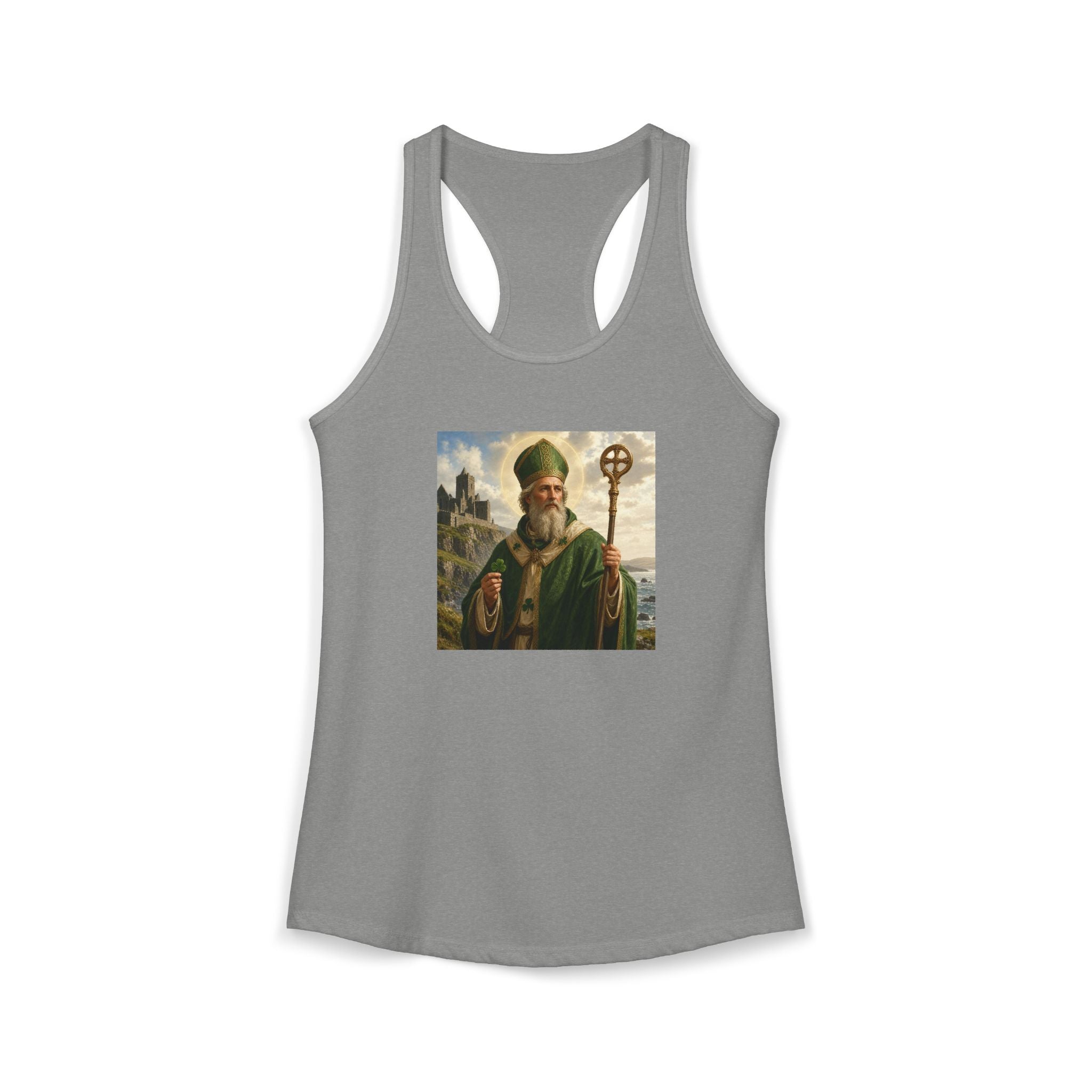 Women's Ideal Racerback Tank Celtic Saint Patrick