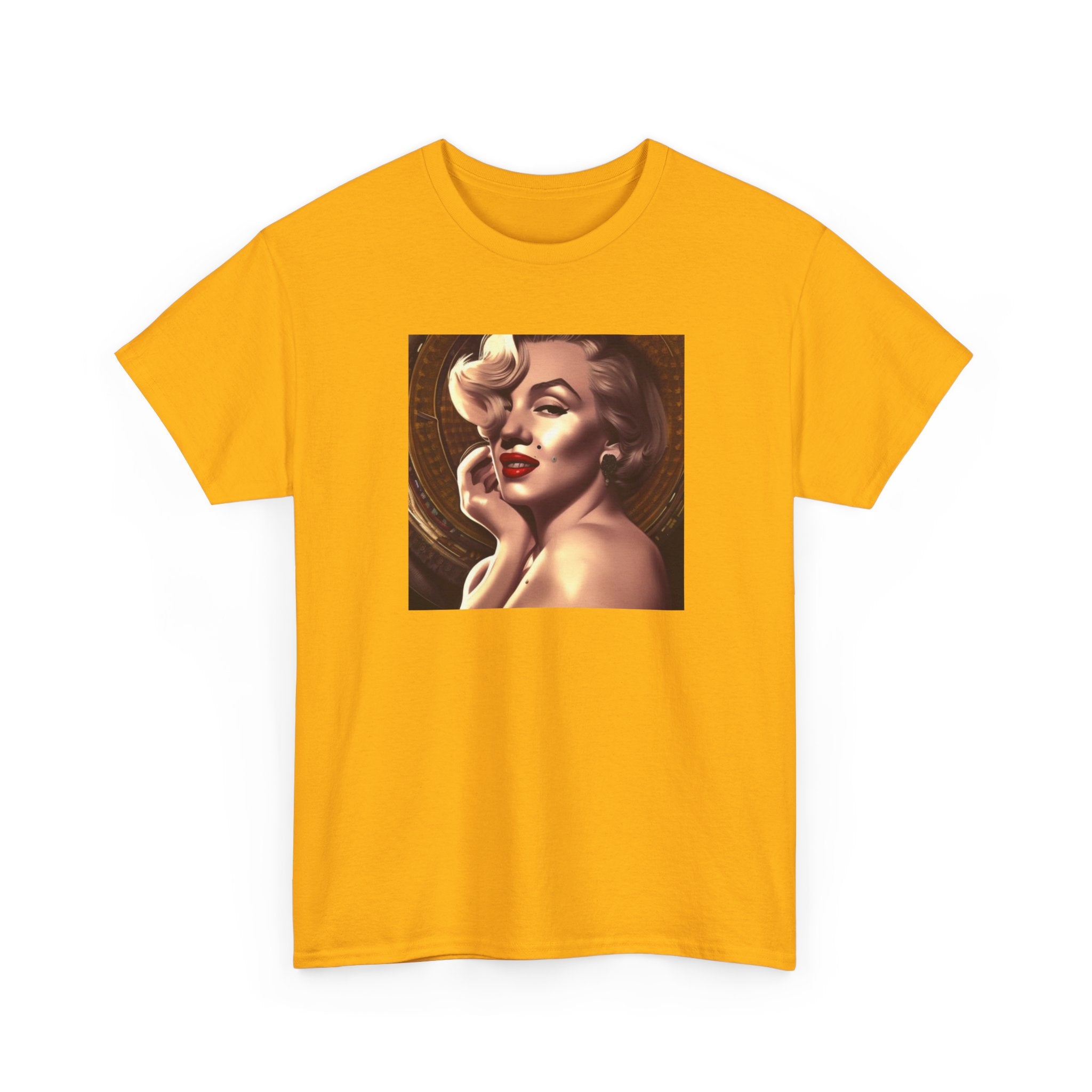 Vintage Glam Portrait Tee — Retro Pinup Art T-Shirt