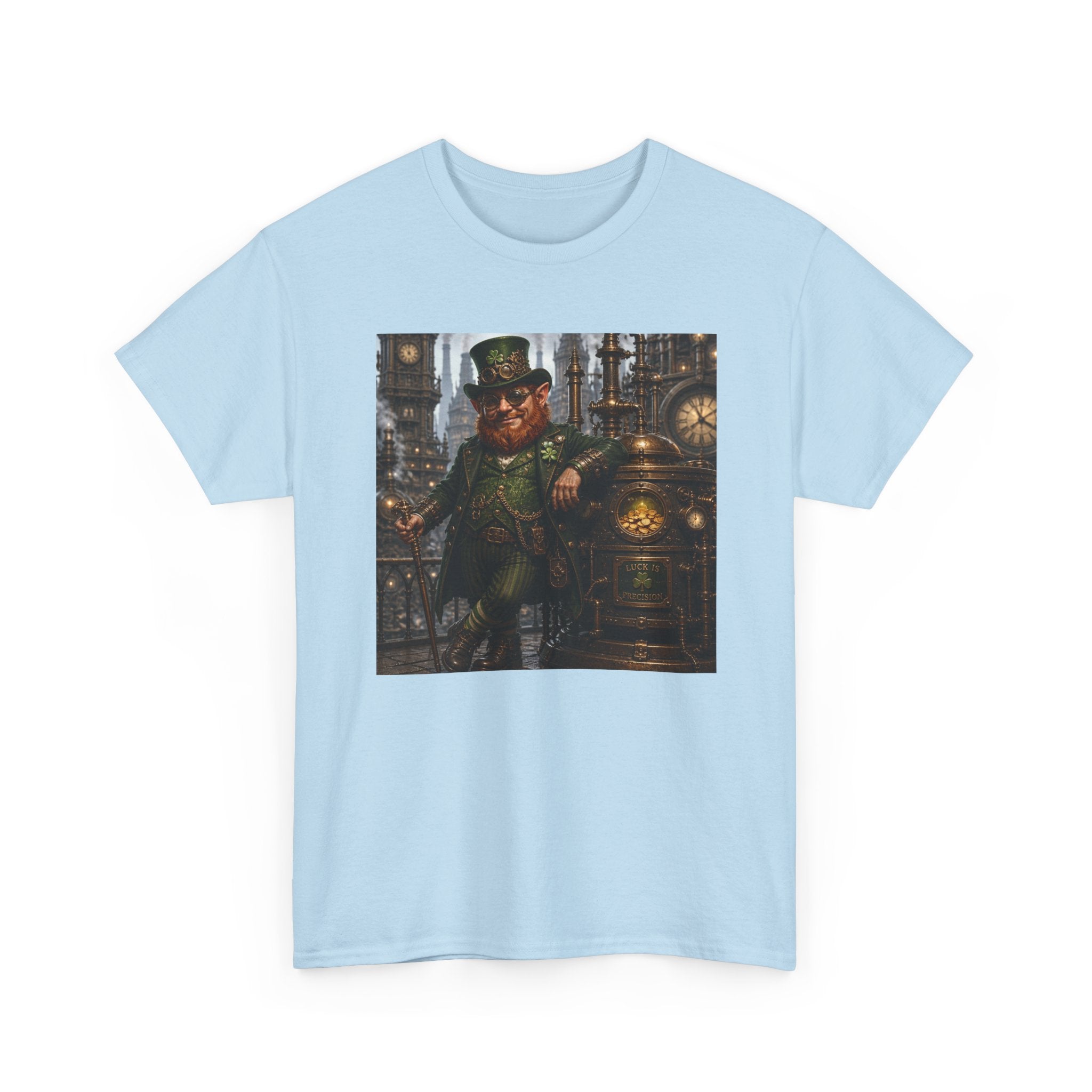 Steampunk Leprechaun T-Shirt — Vintage Industrial St. Patrick’s Day Tee